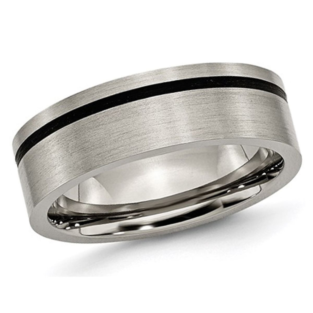 7mm Men's Comfort-Fit Titanium Wedding  Band Ring  product image