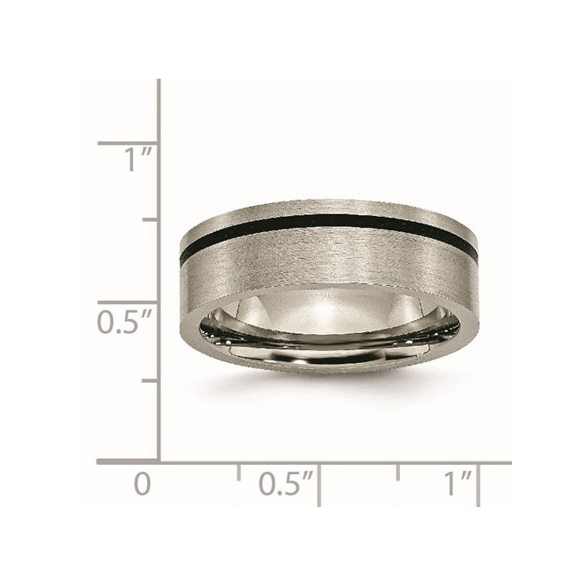 7mm Men's Comfort-Fit Titanium Wedding  Band Ring  product image