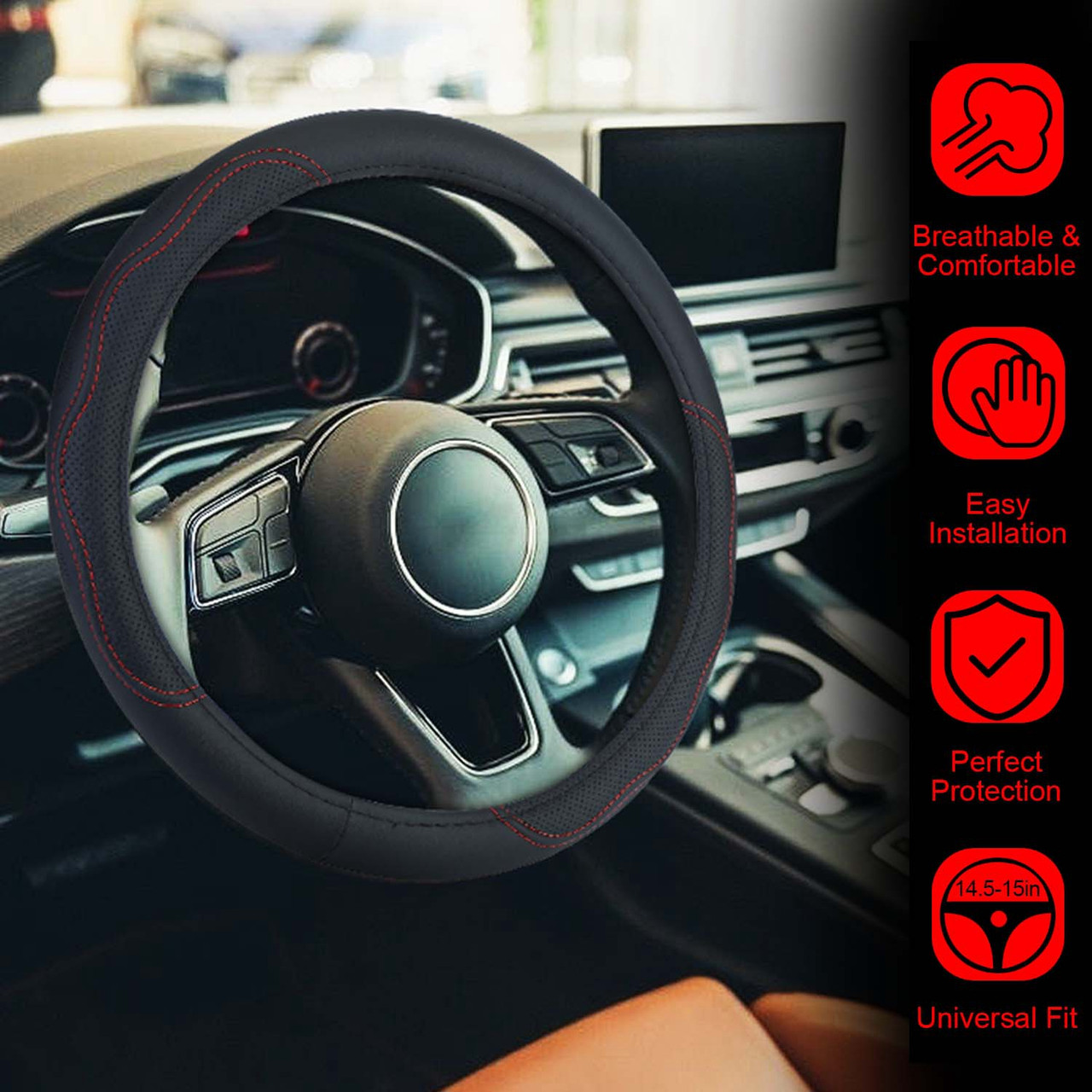 Universal Steering Wheel Cover  product image