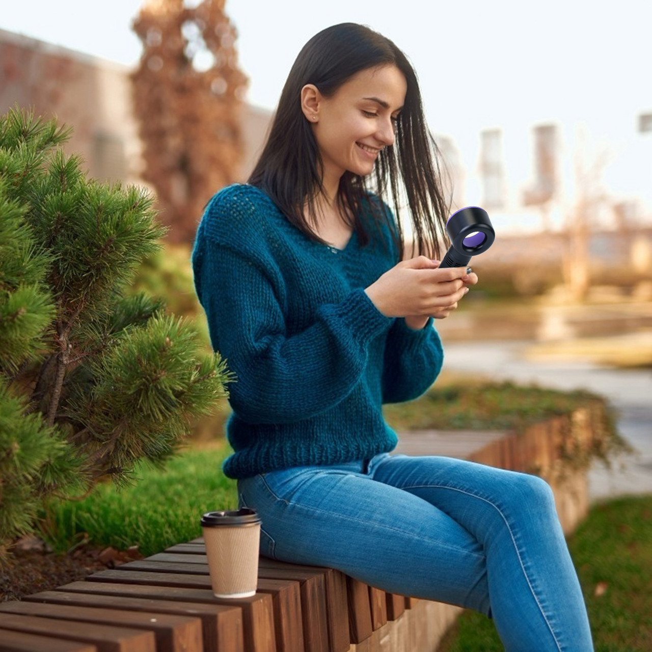 Portable Handheld Bladeless Fan product image