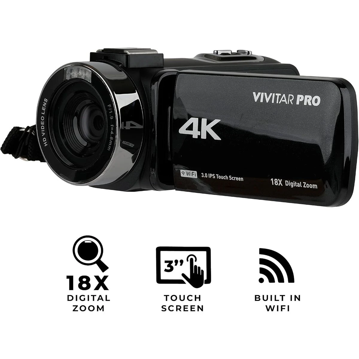 Vivitar 4K Wi-Fi Video Camera  product image