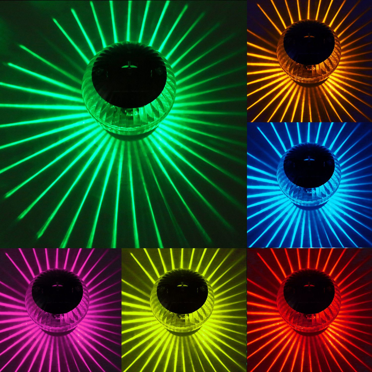 7-Color Solar Floating Ball Light product image