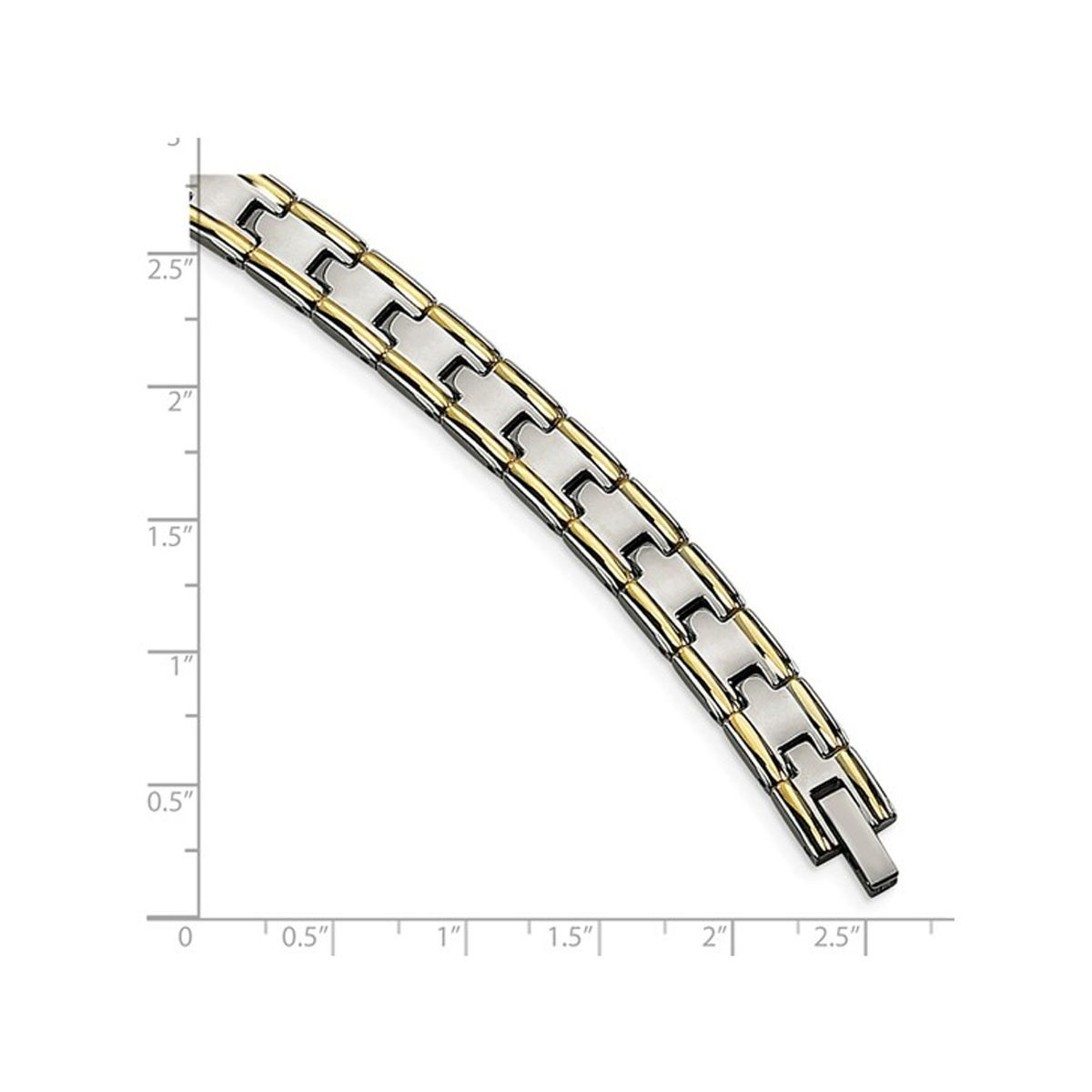 8.5" Men's Bracelet in Stainless Steel product image