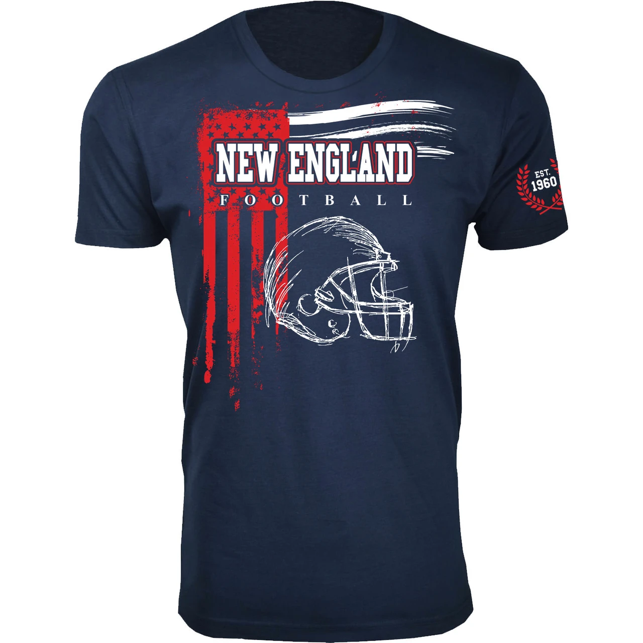 Men's Vintage USA Flag Football T-Shirt product image