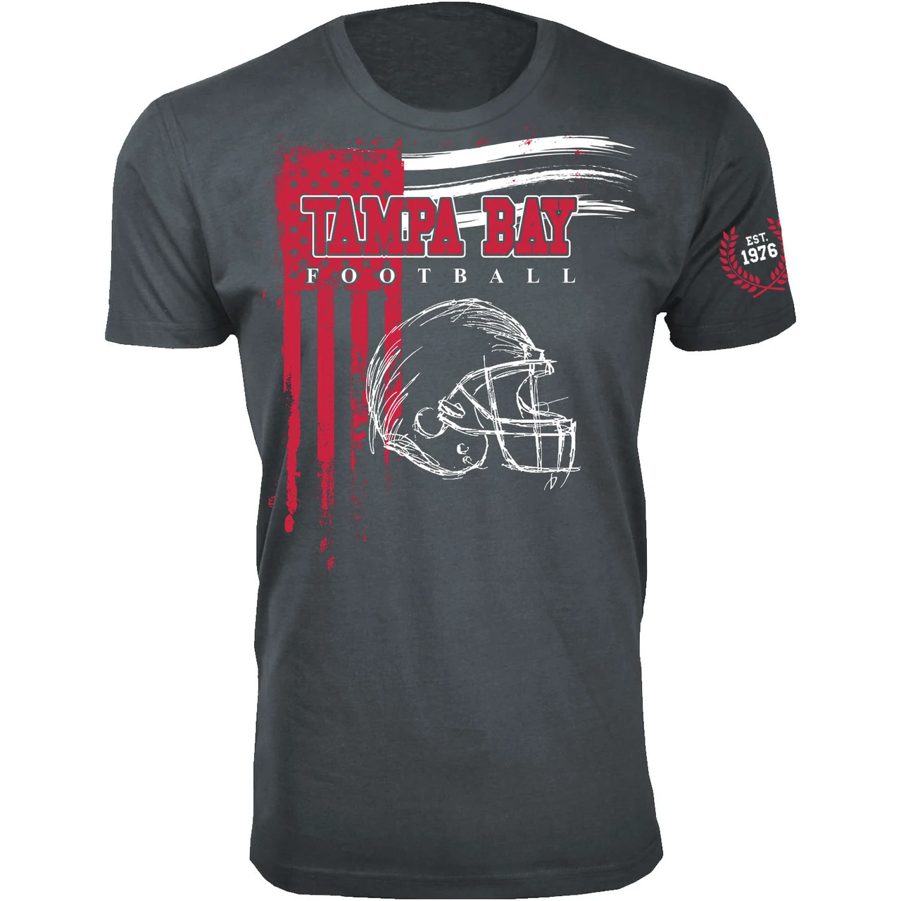 Men's Vintage USA Flag Football T-Shirt product image