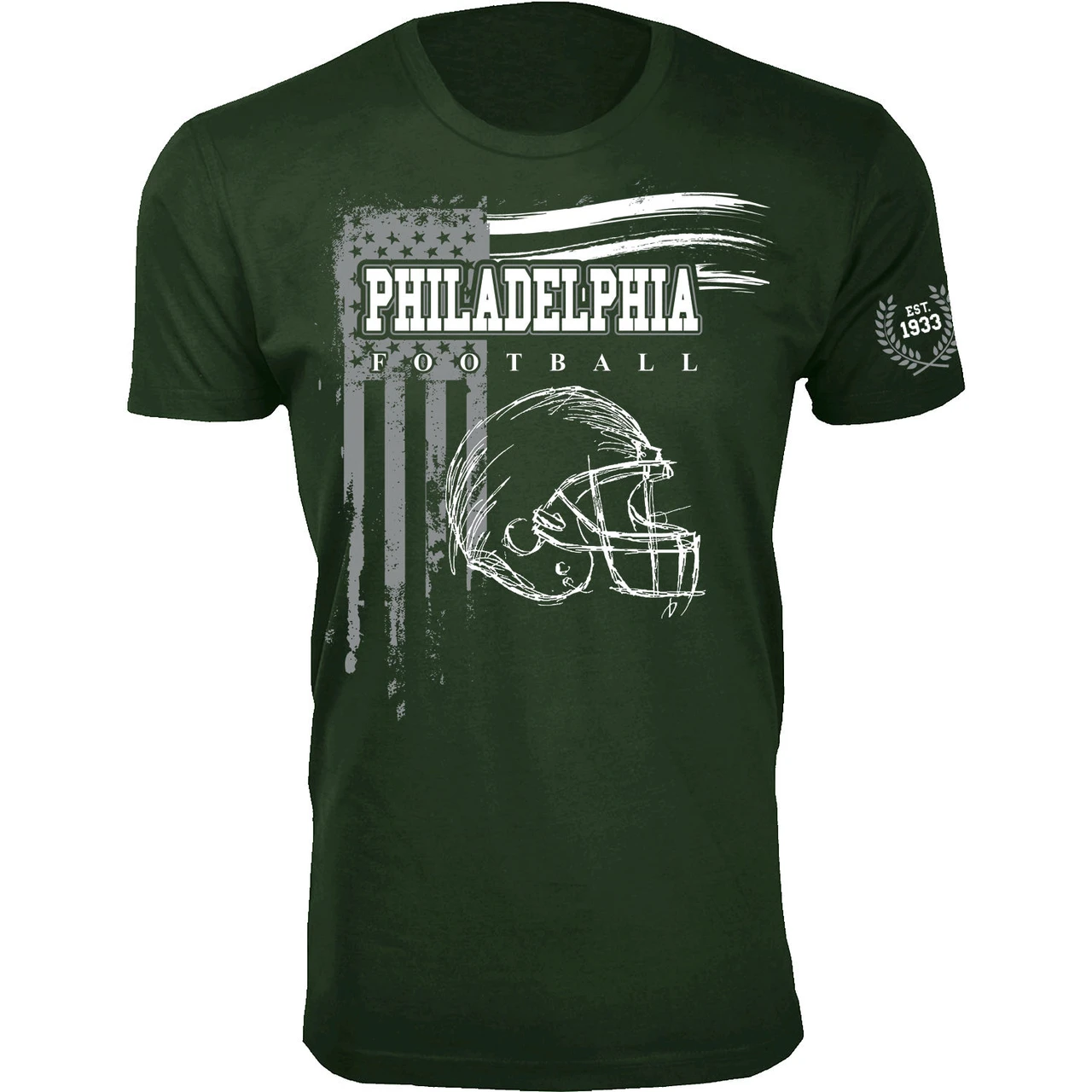 Men's Vintage USA Flag Football T-Shirt product image