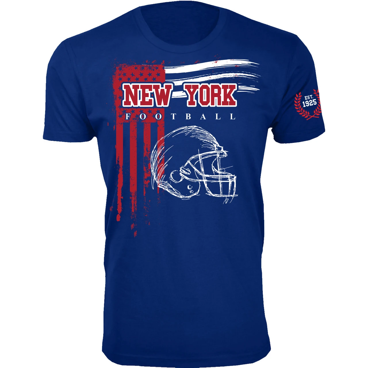 Men's Vintage USA Flag Football T-Shirt product image