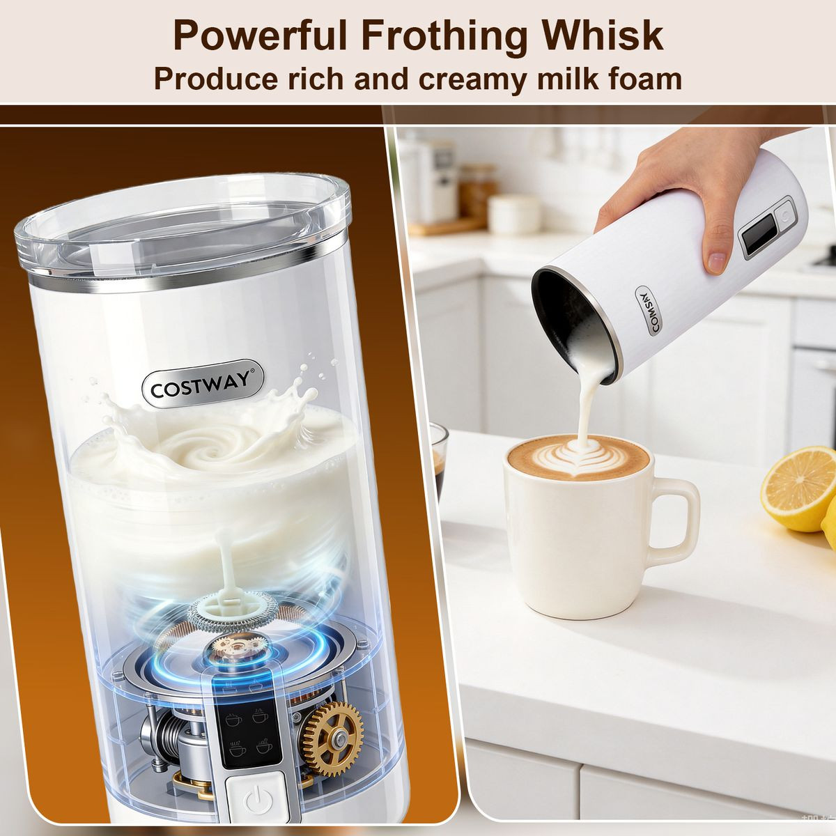 6-in-1 Electric Milk Steamer  product image
