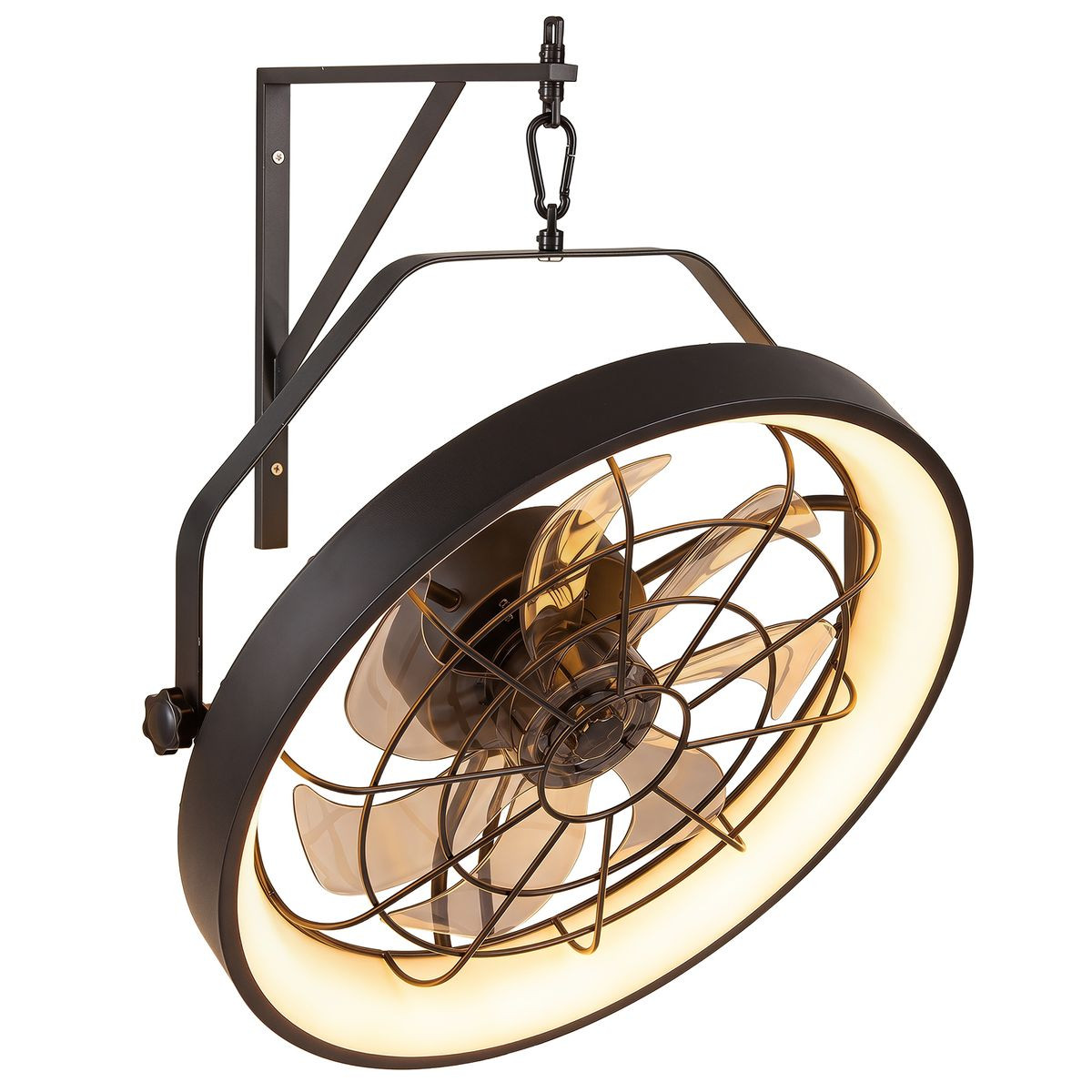 Wall Mounted Fan with Adjustable Light product image