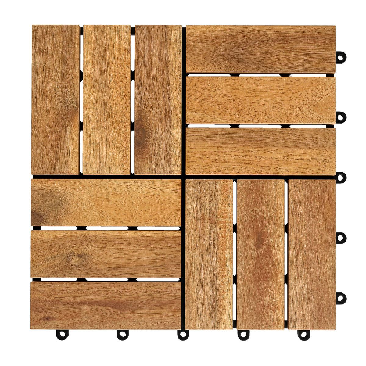 Acacia Wood Interlocking Deck Tiles (12-54 Pieces)  product image