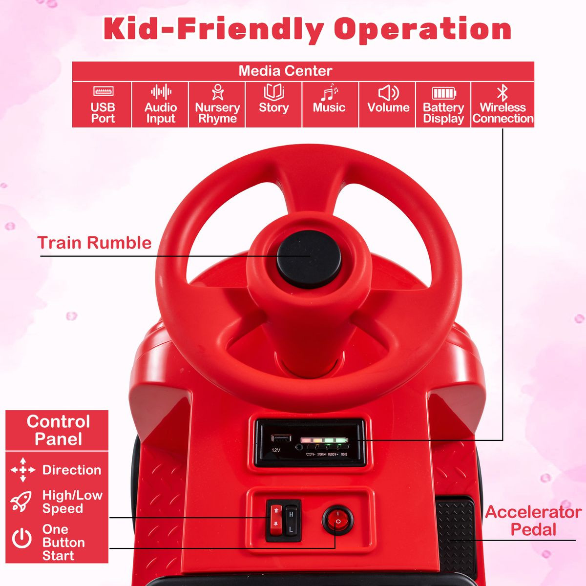 Chuggington 2-Seat Electric Ride-On Train product image