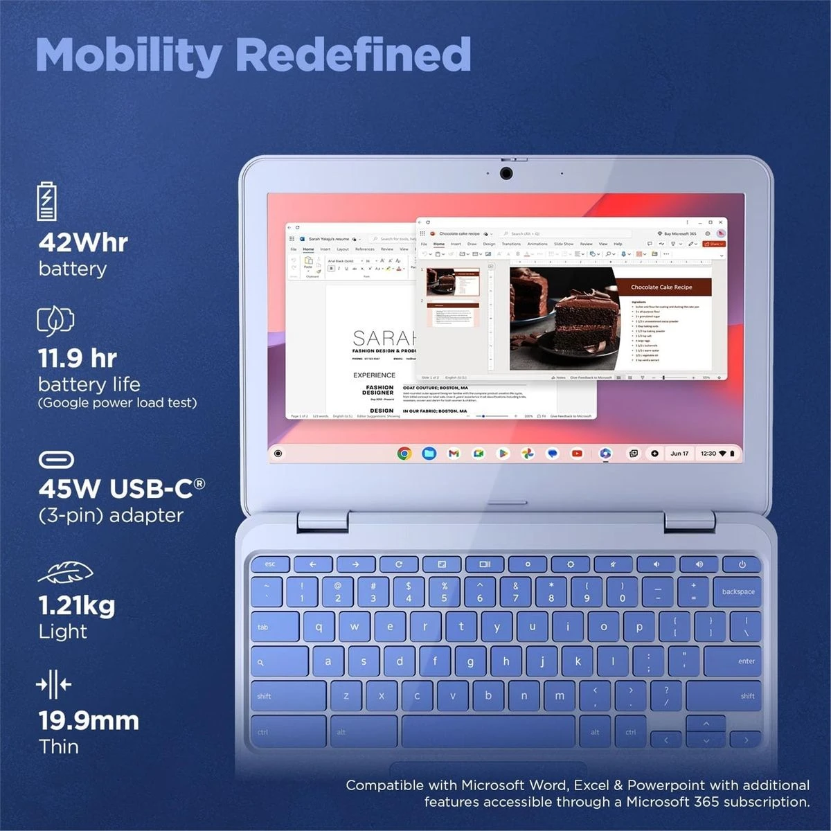 Lenovo 100e Gen 3 Chromebook, 2021, 64GB SSD product image