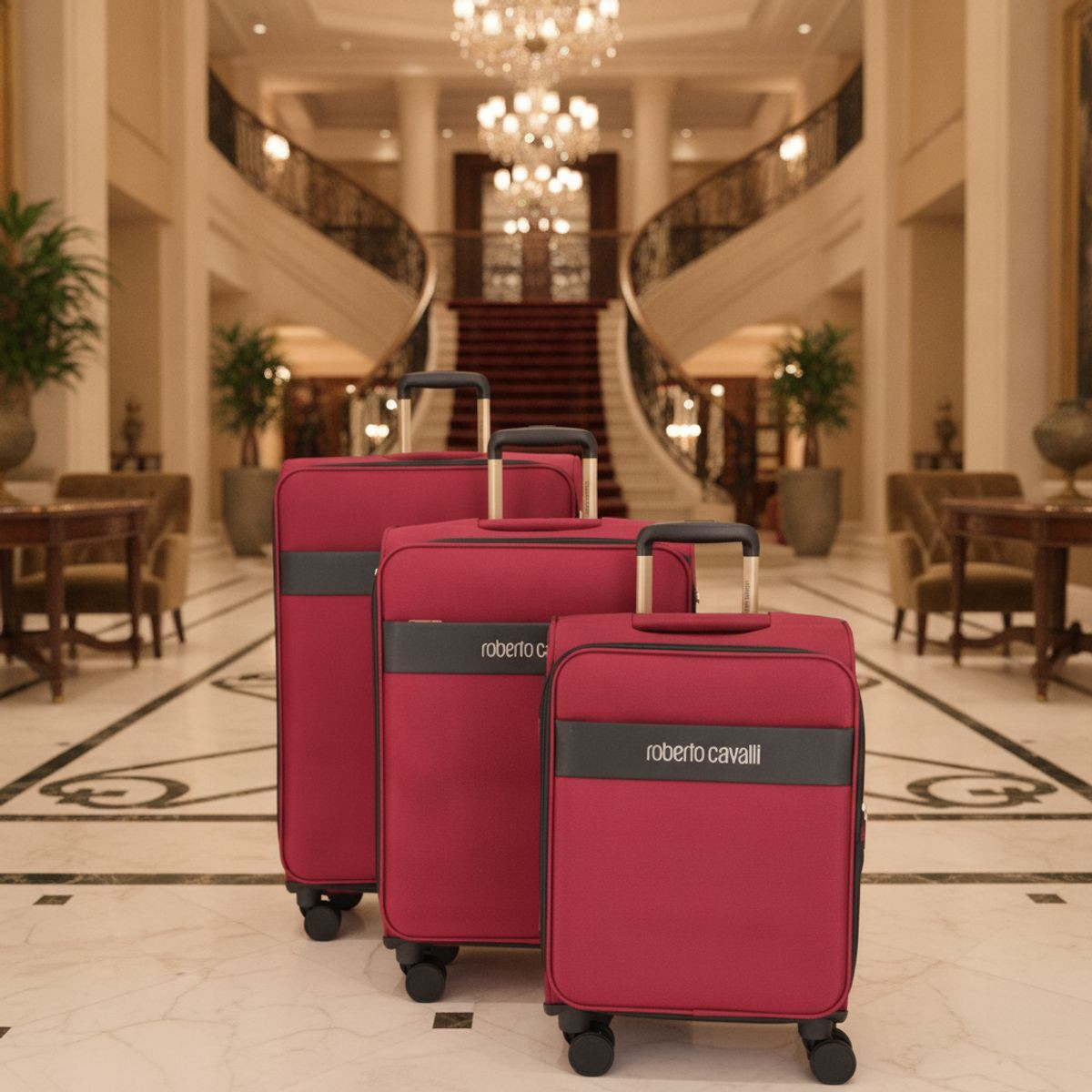 ROBERTO CAVALLI Softside Spinner Luggage (3 Piece Set) product image