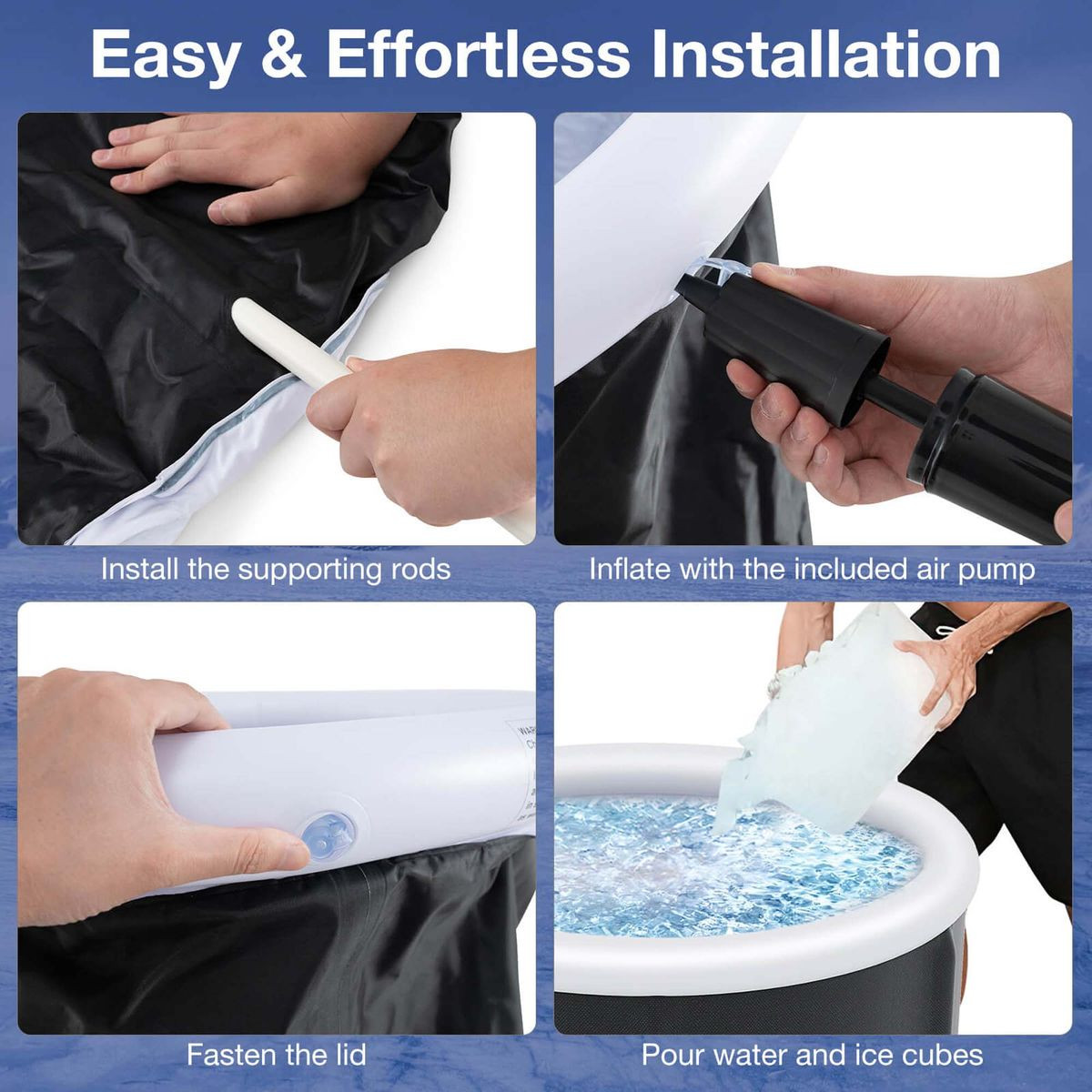 Ice Bath Tub with Lid (66 Gal Capacity) product image