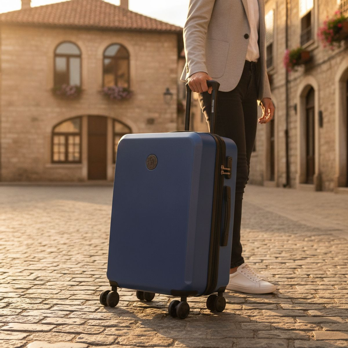 Roberto Cavalli 3-Piece Solid Classic Hardshell Luggage Set product image