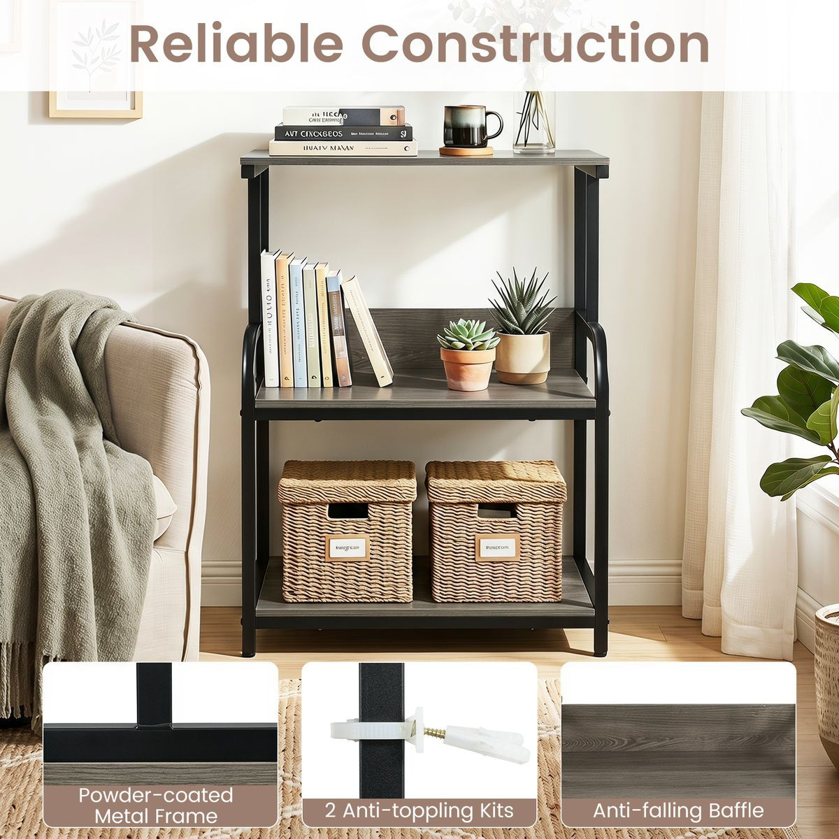 3-Tier Rolling Printer Stand  product image