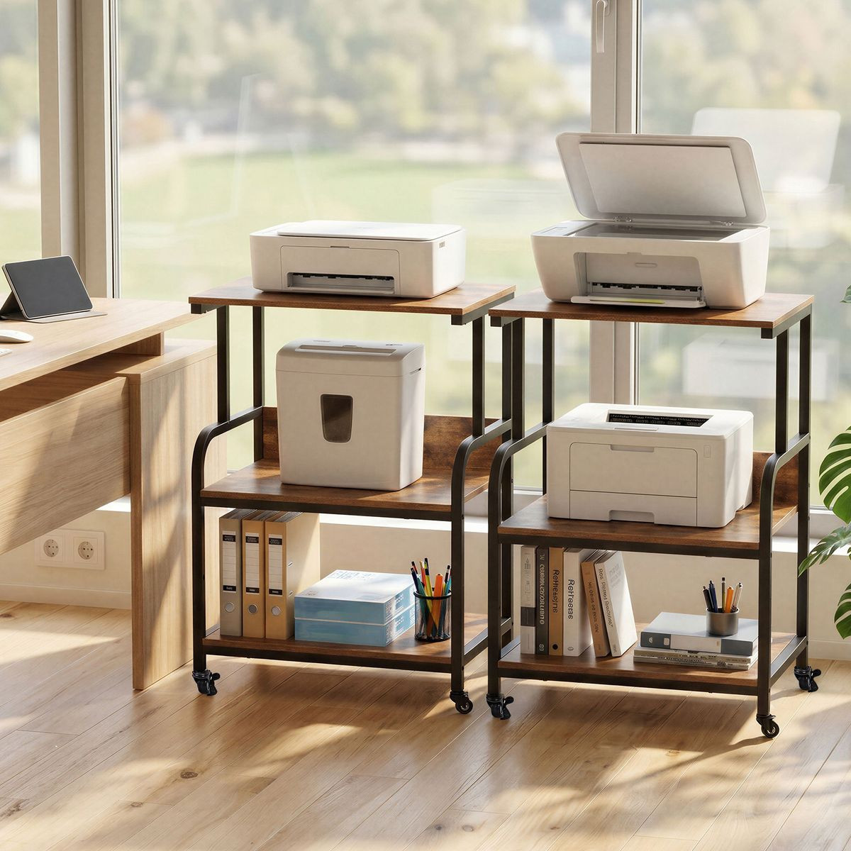 3-Tier Rolling Printer Stand  product image