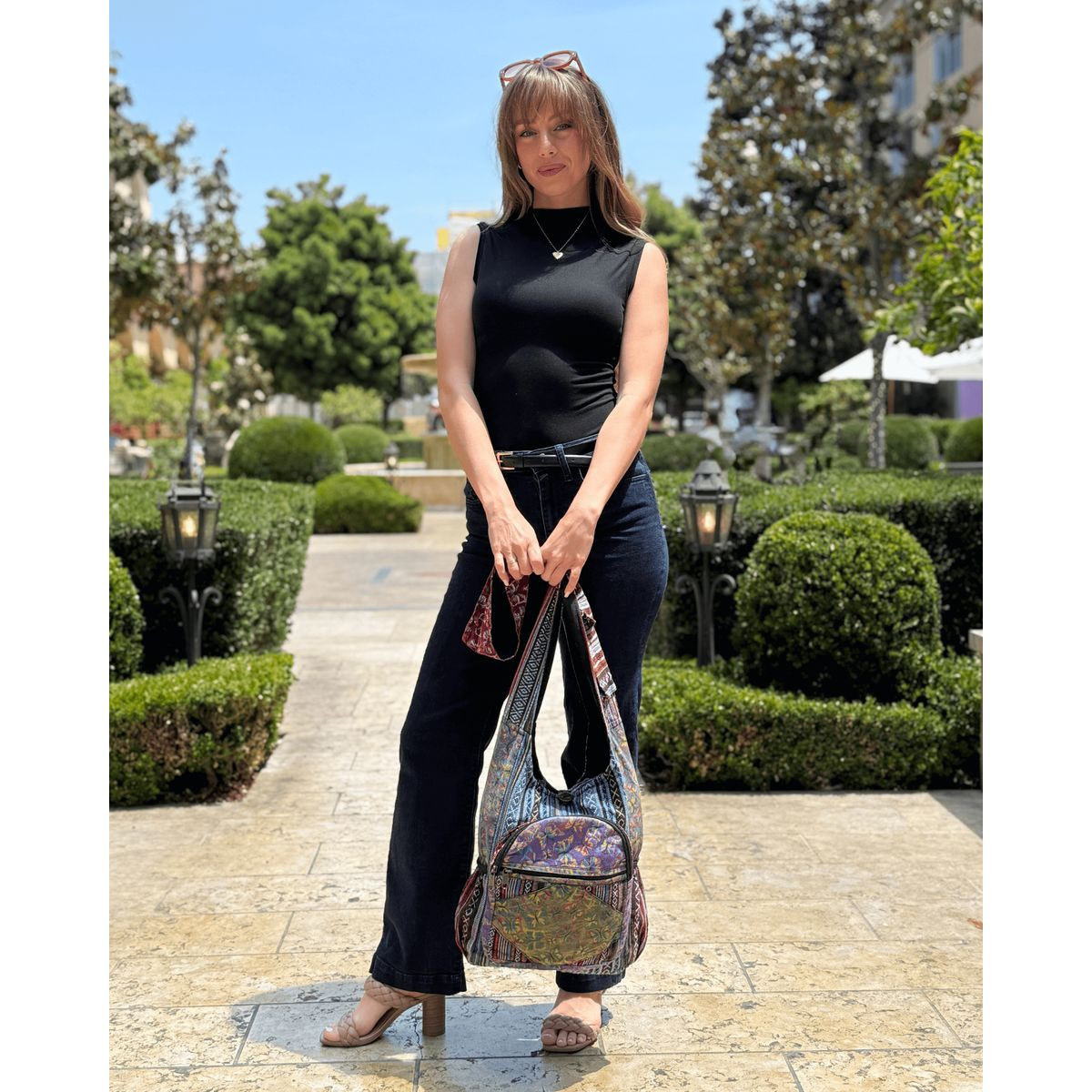 Kathmandu Collection Butterfly Design Hobo Bag product image