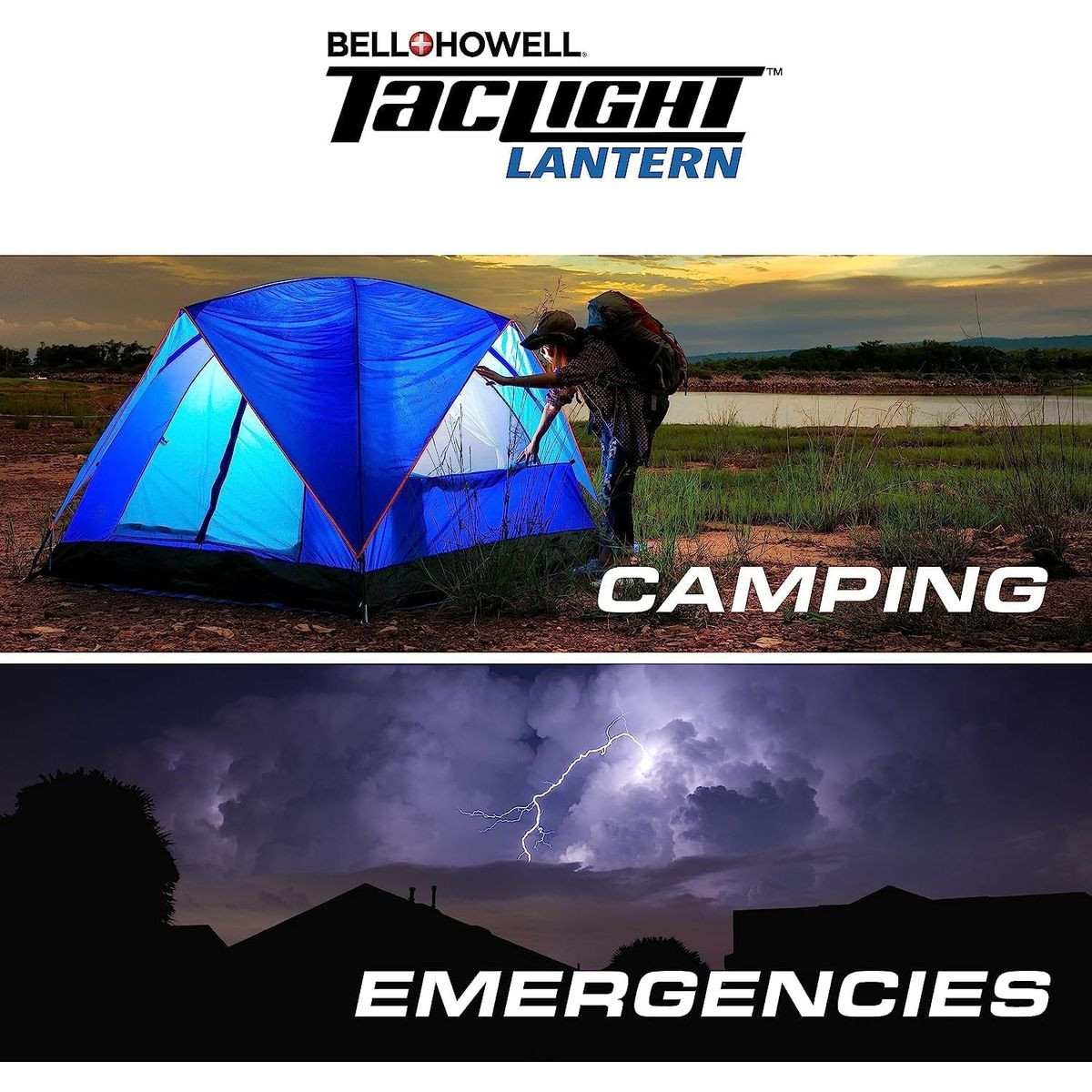 Bell+Howell Multipurpose Camping Lantern (3-Pack) product image