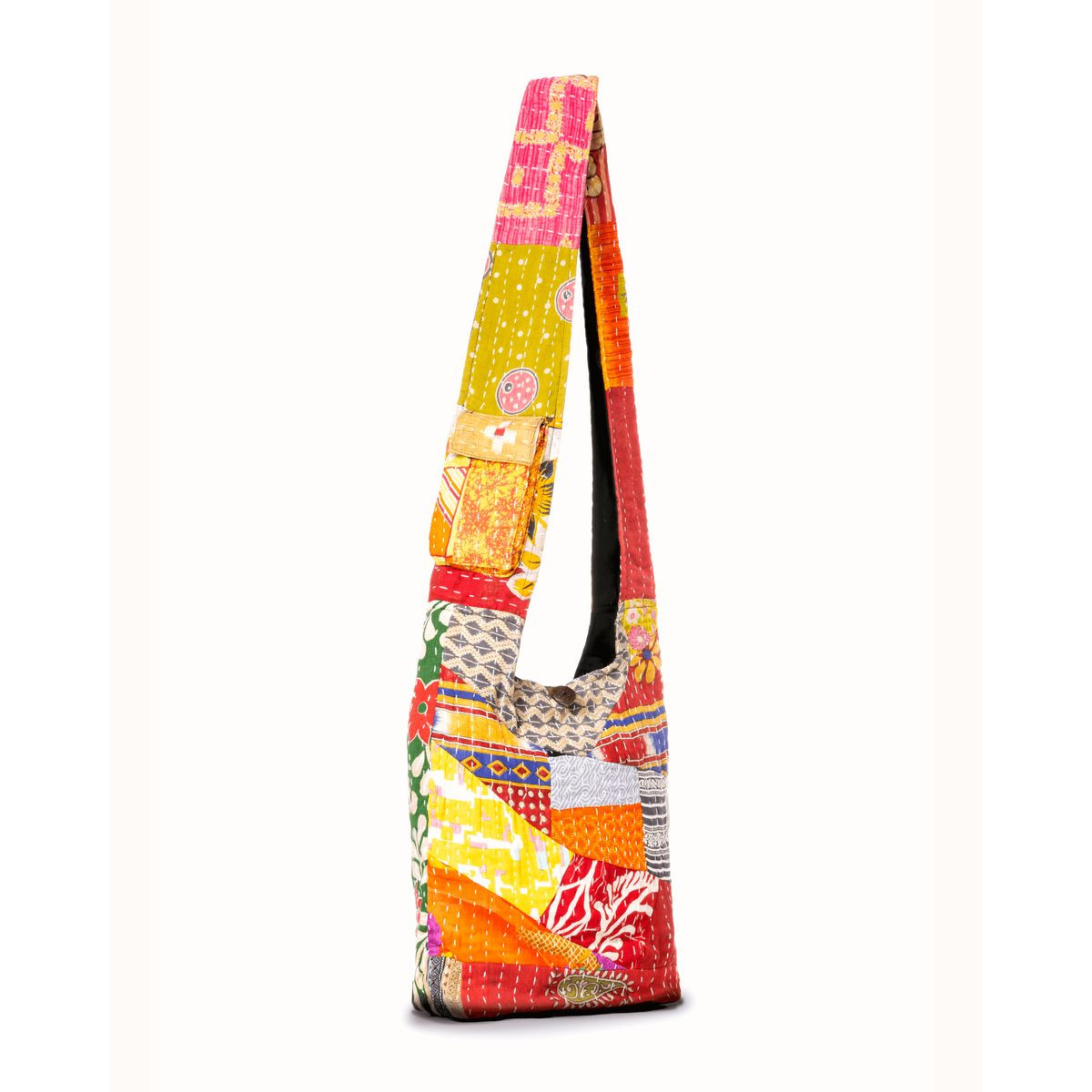 Kathmandu Collection Kantha Patchwork Hobo Bag product image