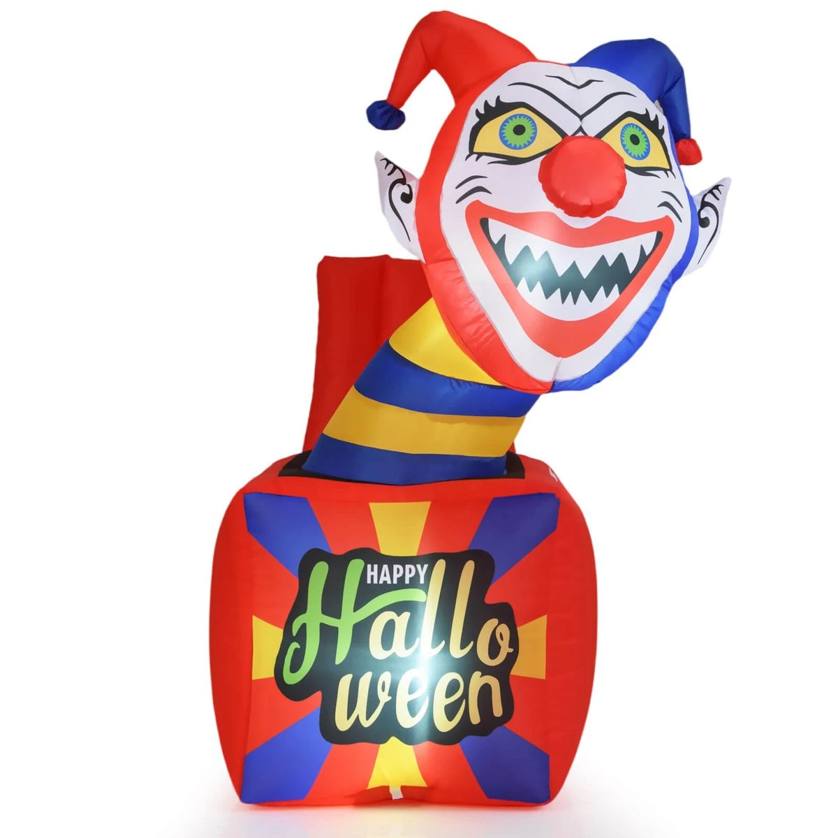 5-Foot Inflatable Halloween Clown  product image