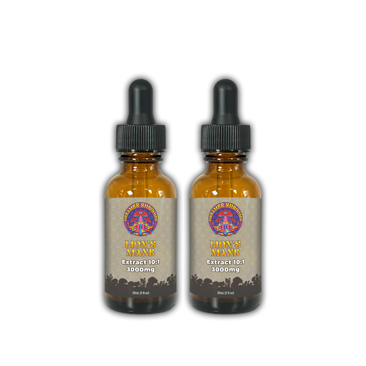 Dreamer Shrooms Lion's Mane Mushroom Extract Tincture (1 or 2 Pack) product image