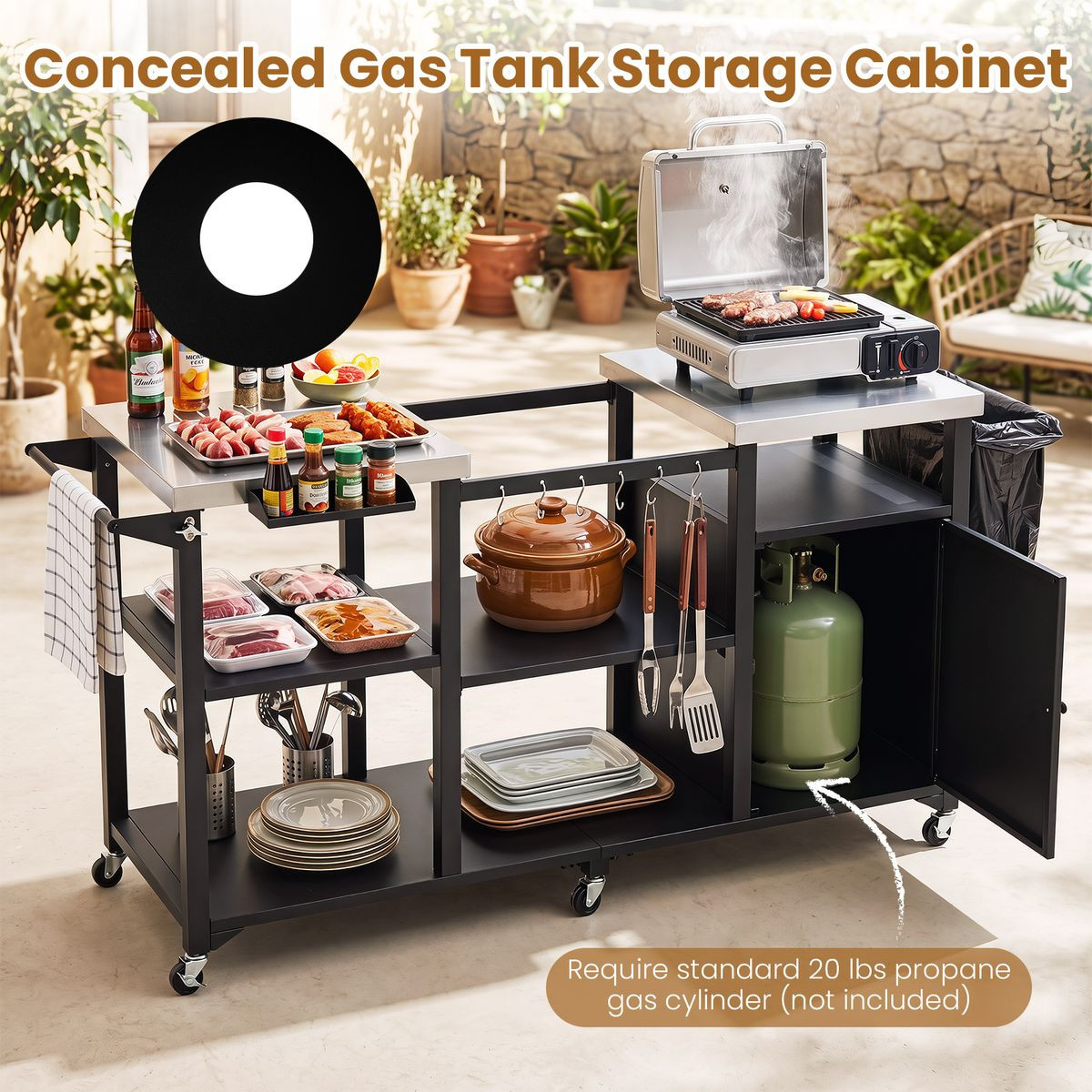 Outdoor Grill Cart  product image