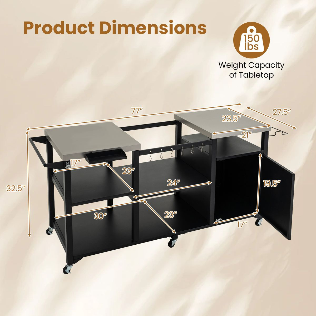 Outdoor Grill Cart  product image
