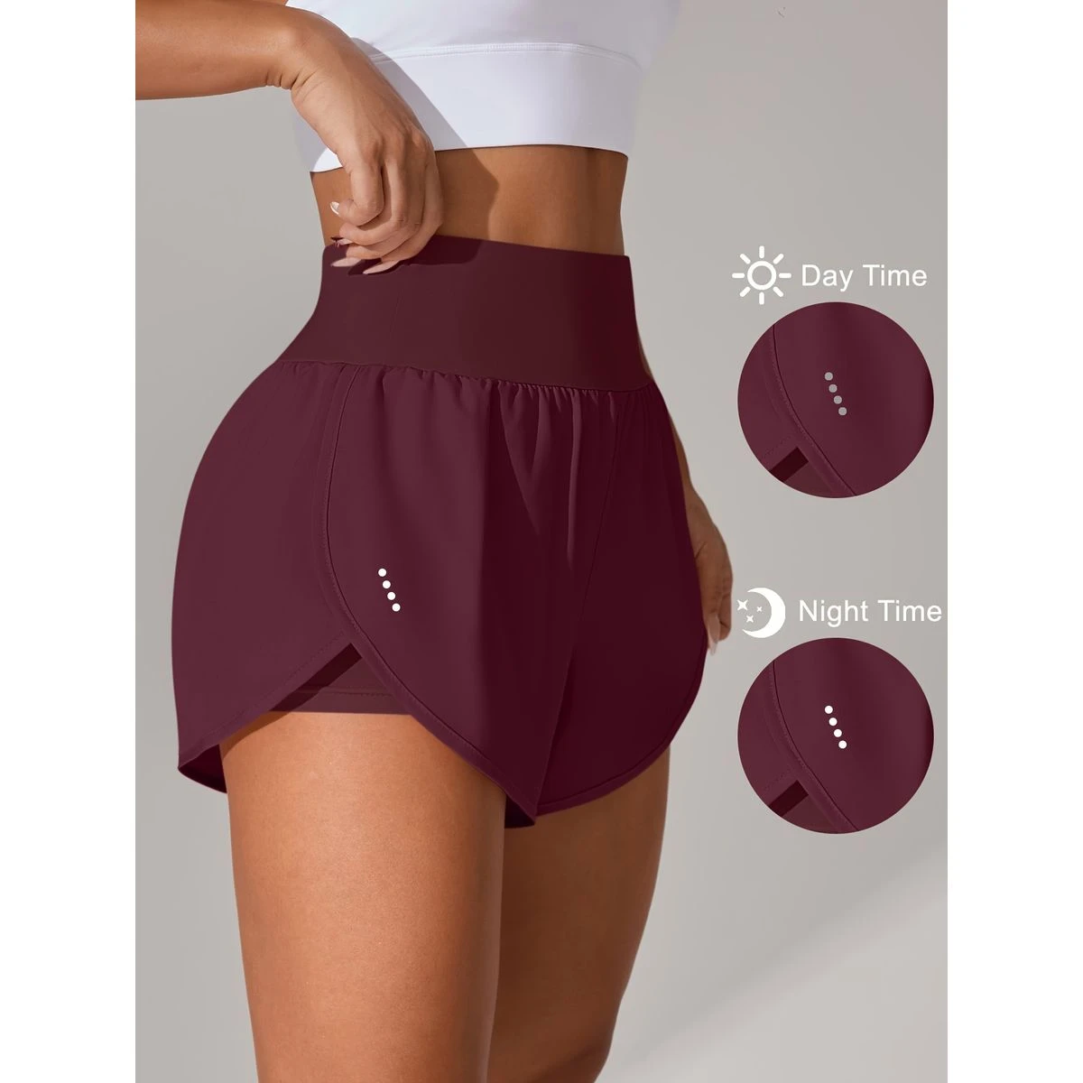 Women's High Waist Running Shorts  product image