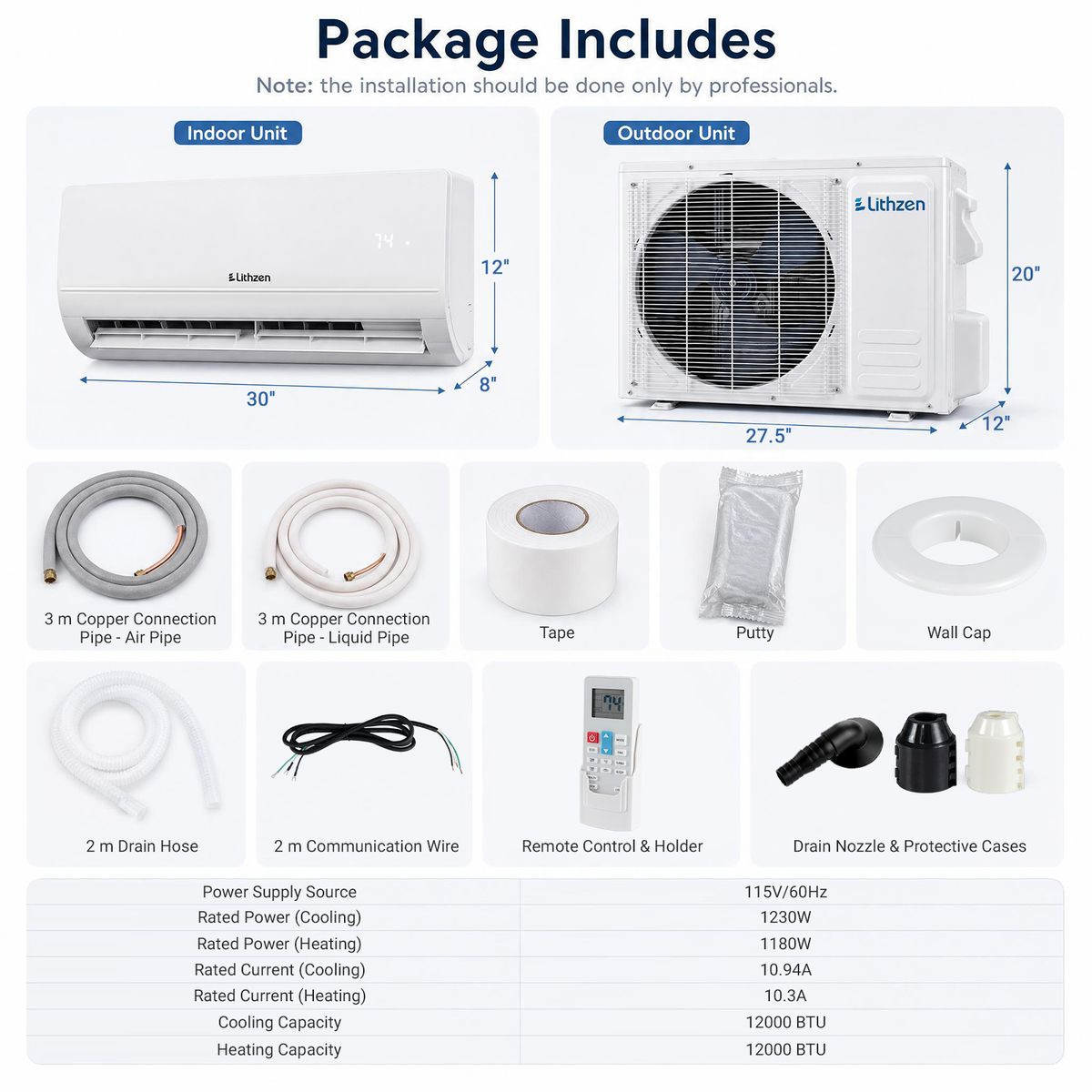 Mini Split AC/Heating System  product image