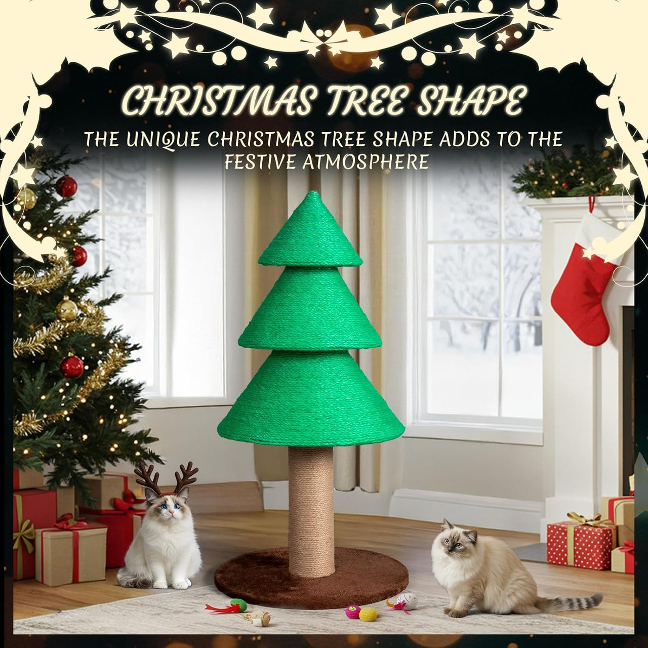 Christmas Tree Cat Scratcher product image