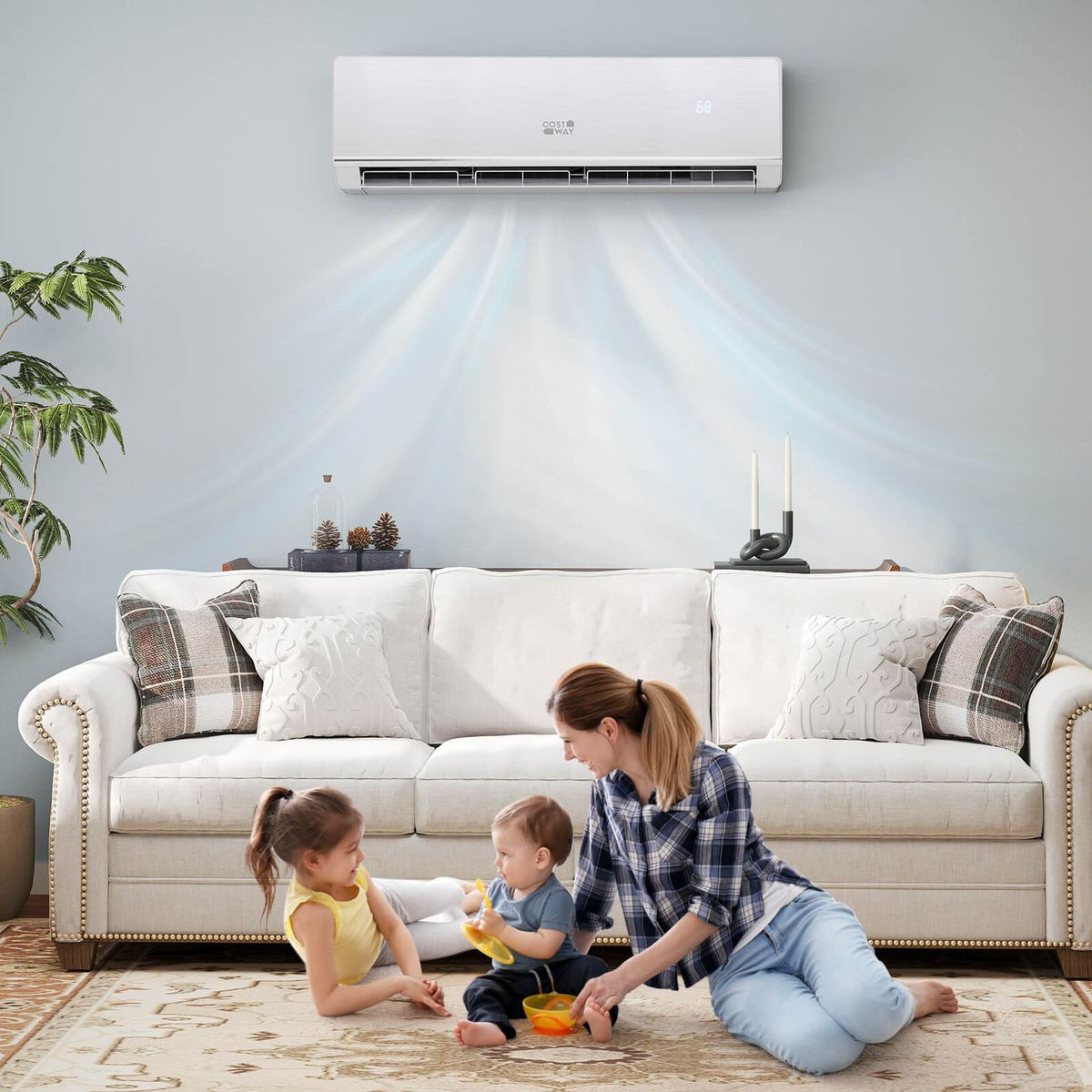 24000BTU Mini Split Air Conditioner Heater with 2 Ton Heat Pump product image