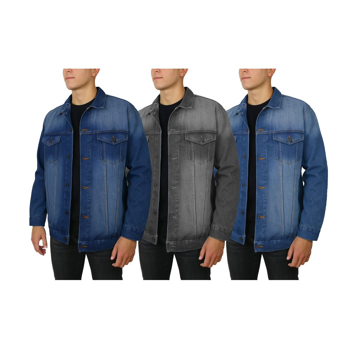 Men’s Regular Fit Classic Denim Jackets (S-2XL) product image