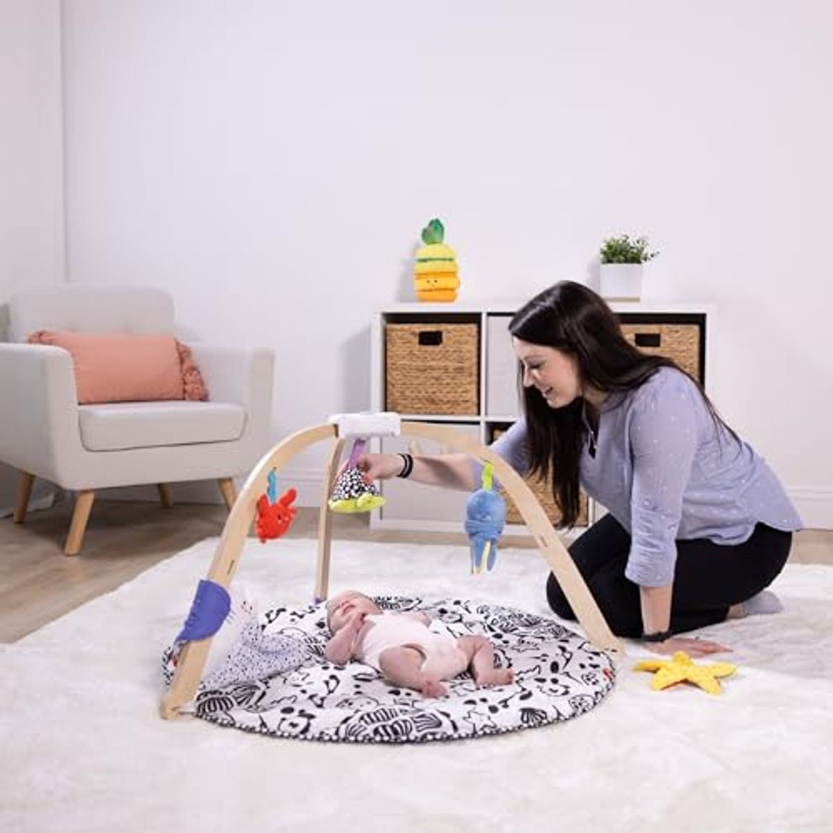 Melissa & Doug Baby's Wooden Ocean Play Mat product image