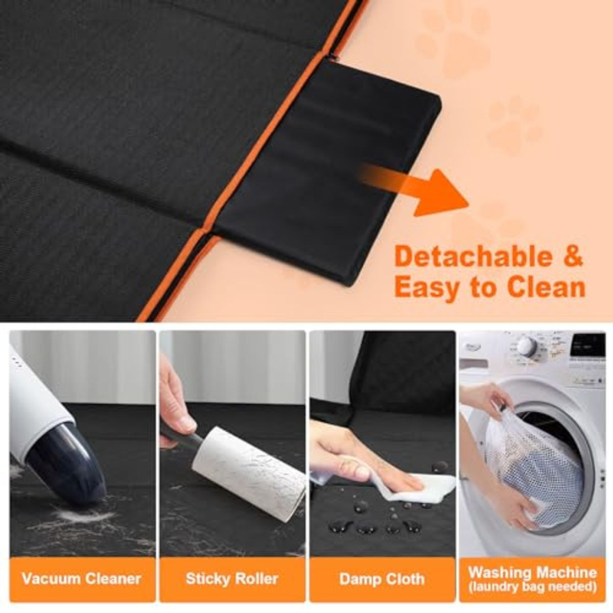 Back Seat Extender & Dog Car Seat Cover product image