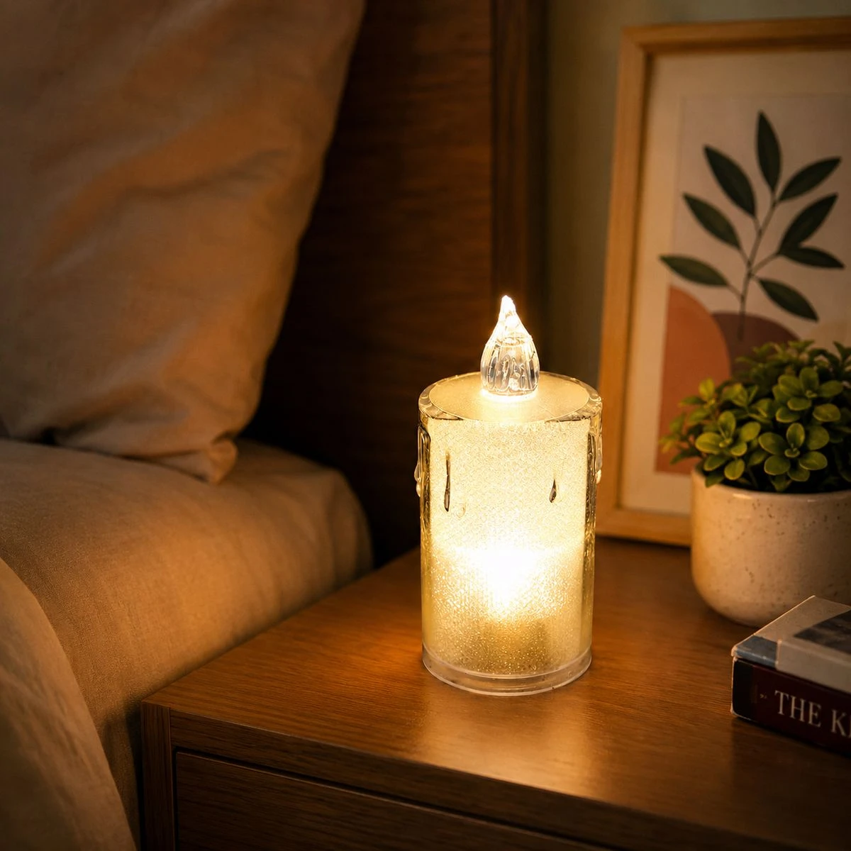 Decorative Warm White LED Candle (12-Pack) product image