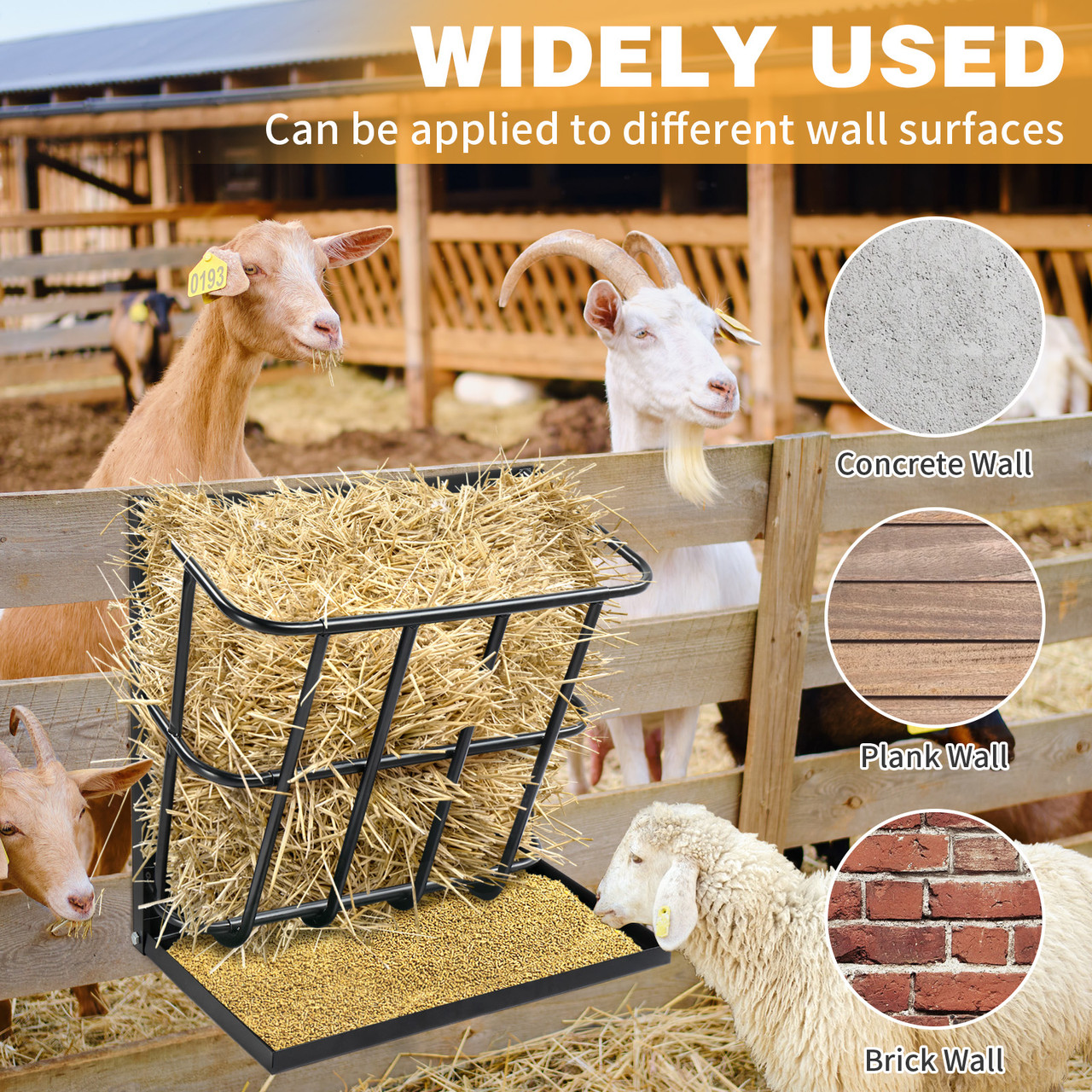 2-in-1 Steel Hay Rack  product image