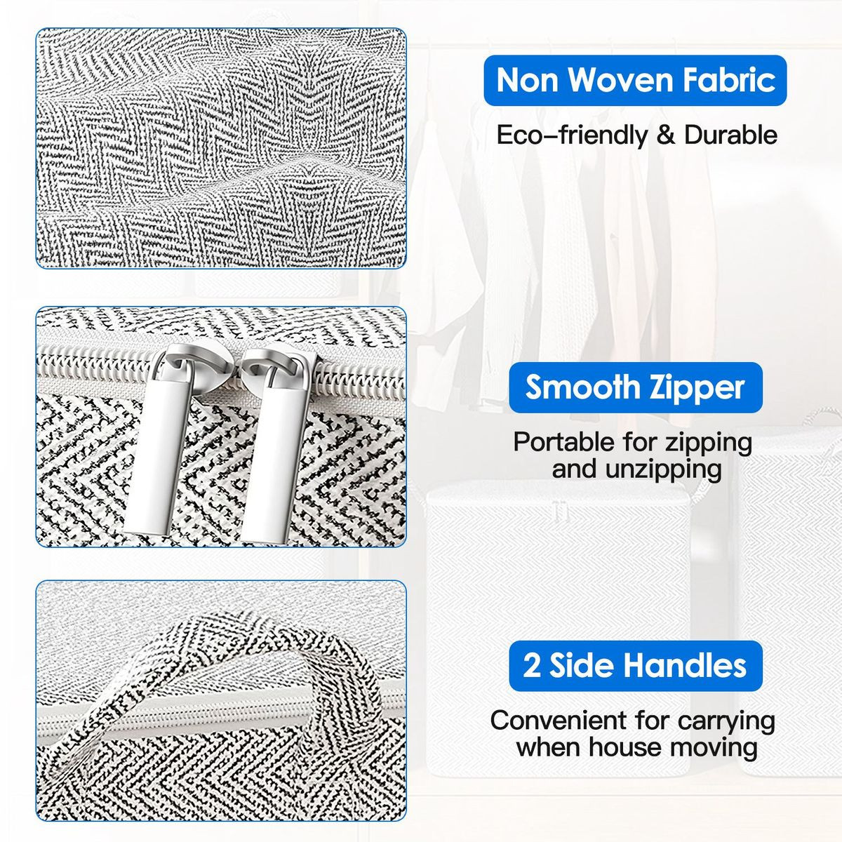 Foldable Wardrobe Sorting Storage Box (4-Pack)  product image