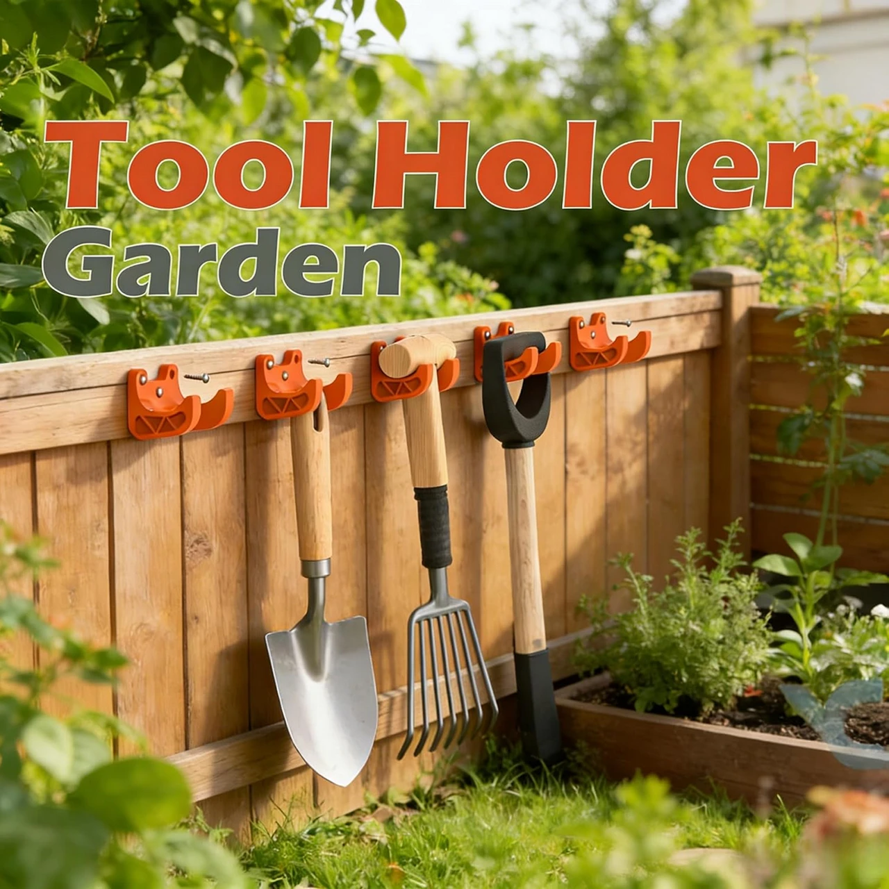 Garden Tool Organizer Wall Hook (10-Pack) product image