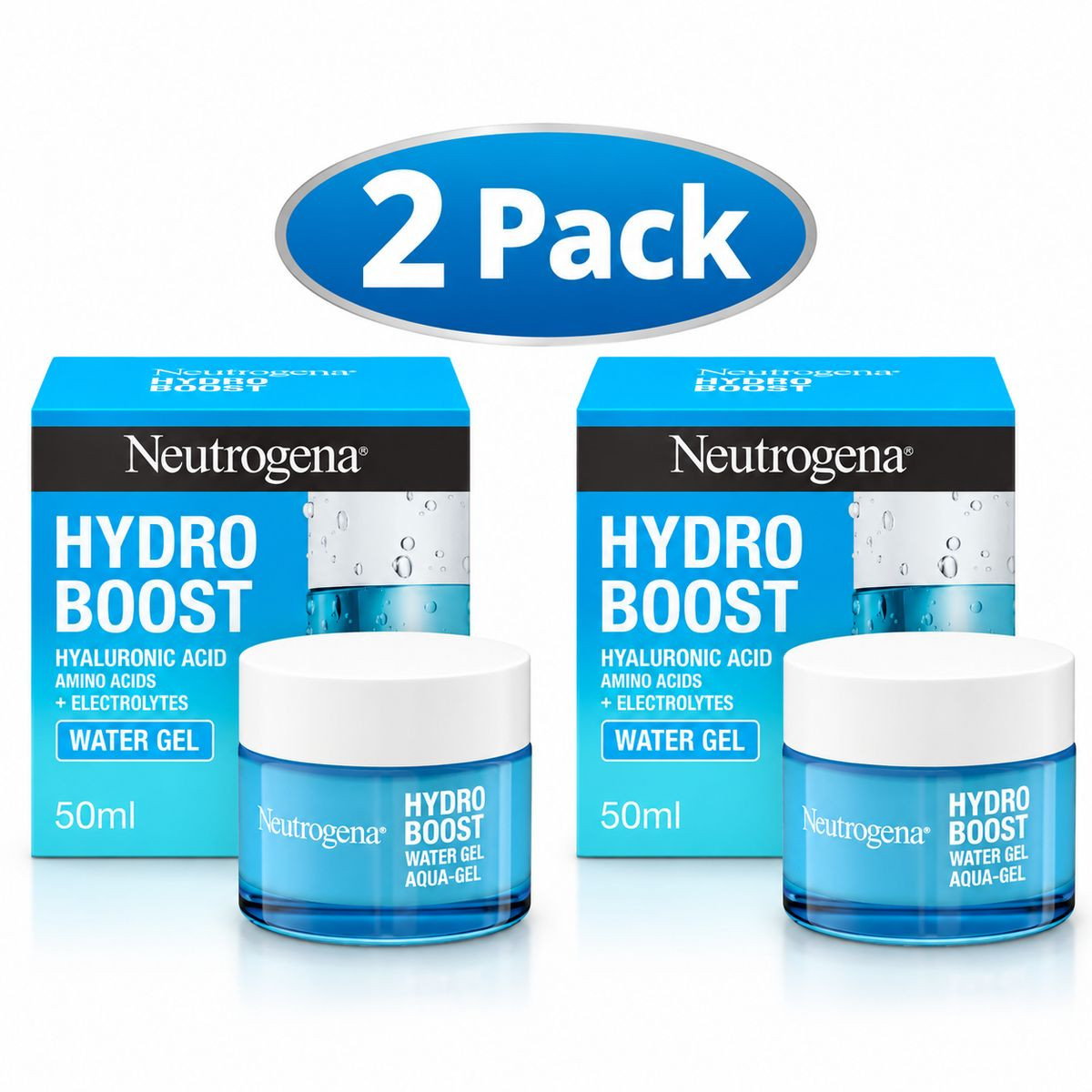 Neutrogena Hydro Boost Water Gel Moisturizer (2-Pack) product image