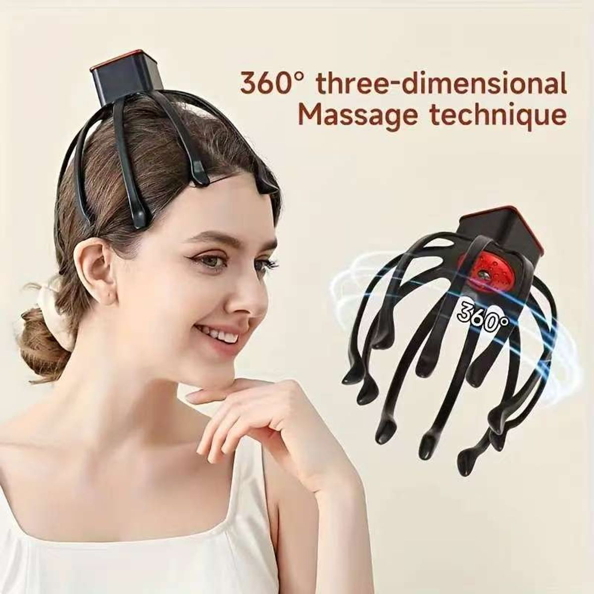Electric Head Massager Scraper for Stress Relaxation product image