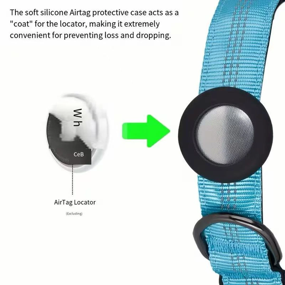 Pet Tracking Collar - Heavy-Duty Nylon Dog Collar with Reflective Strap product image