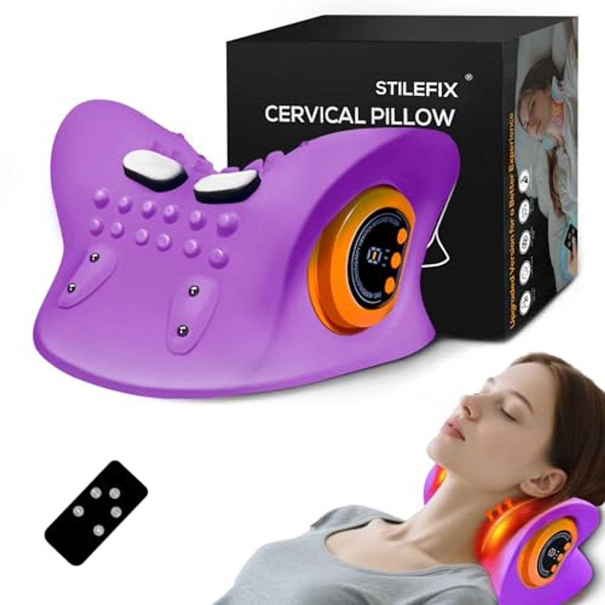 Stilefix Neck Massager Pillow with 3 Adjustable Modes product image
