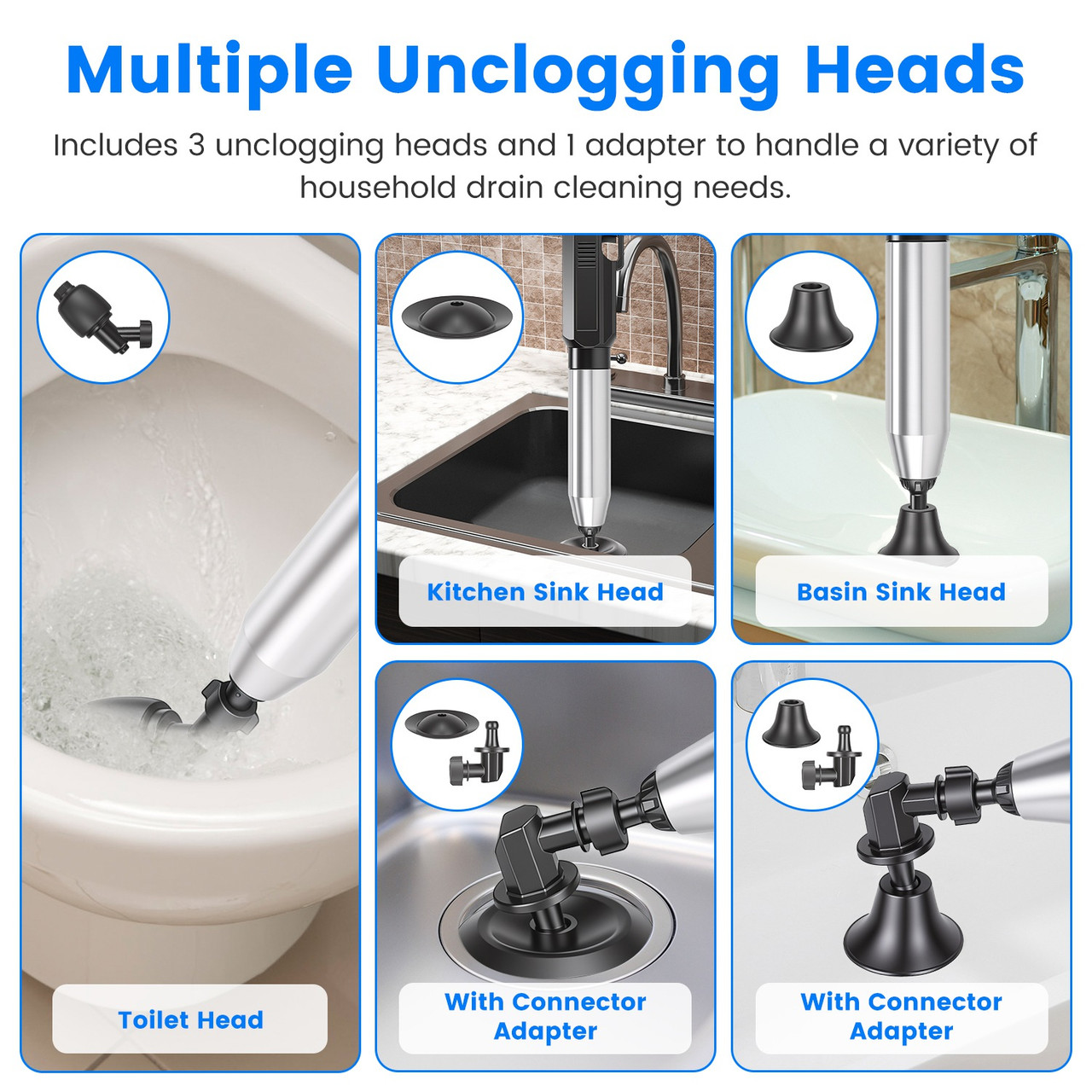 Rechargeable Electric Toilet Plunger product image