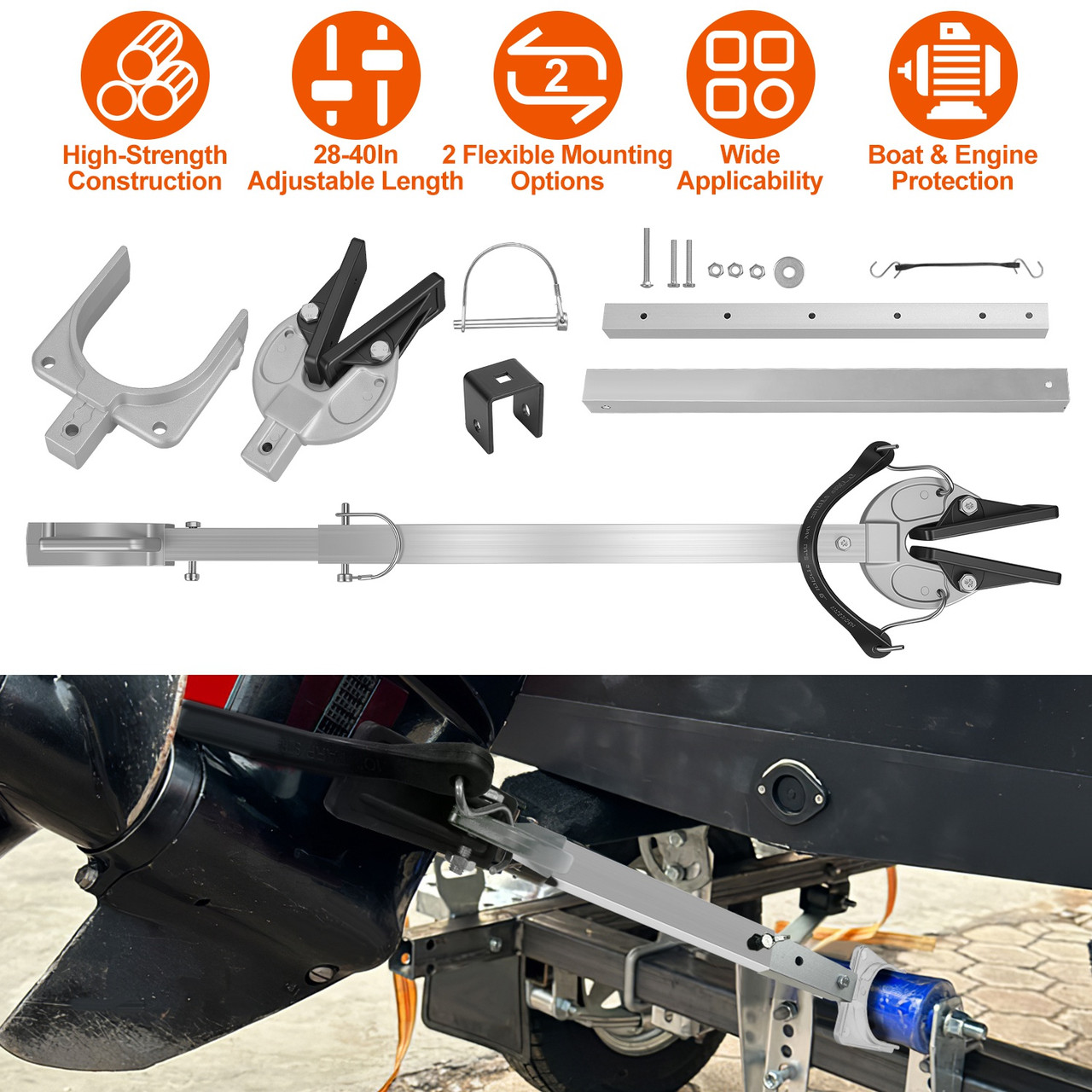 Adjustable Boat Transom Saver product image