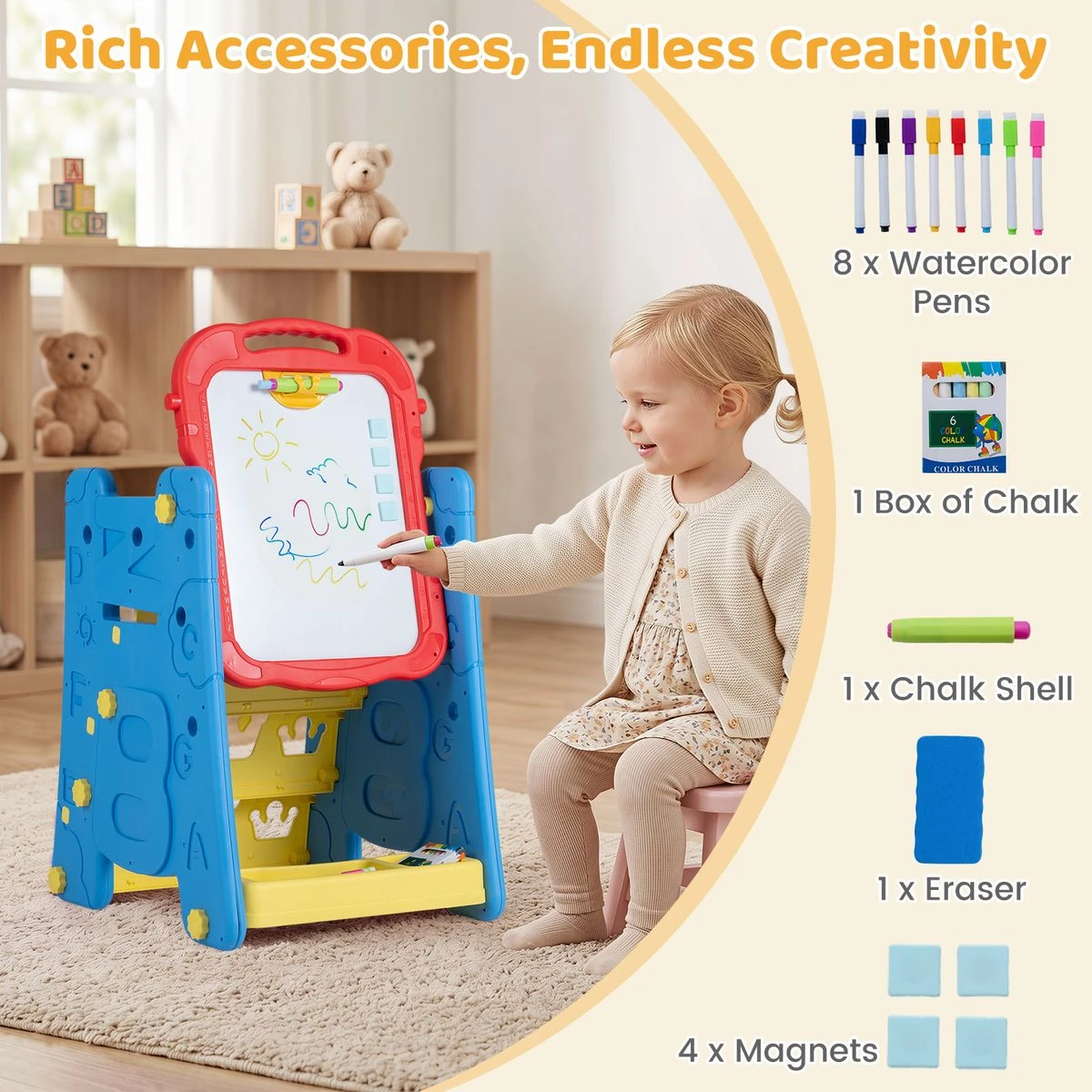 3-in-1 Kids' Art Easel  product image