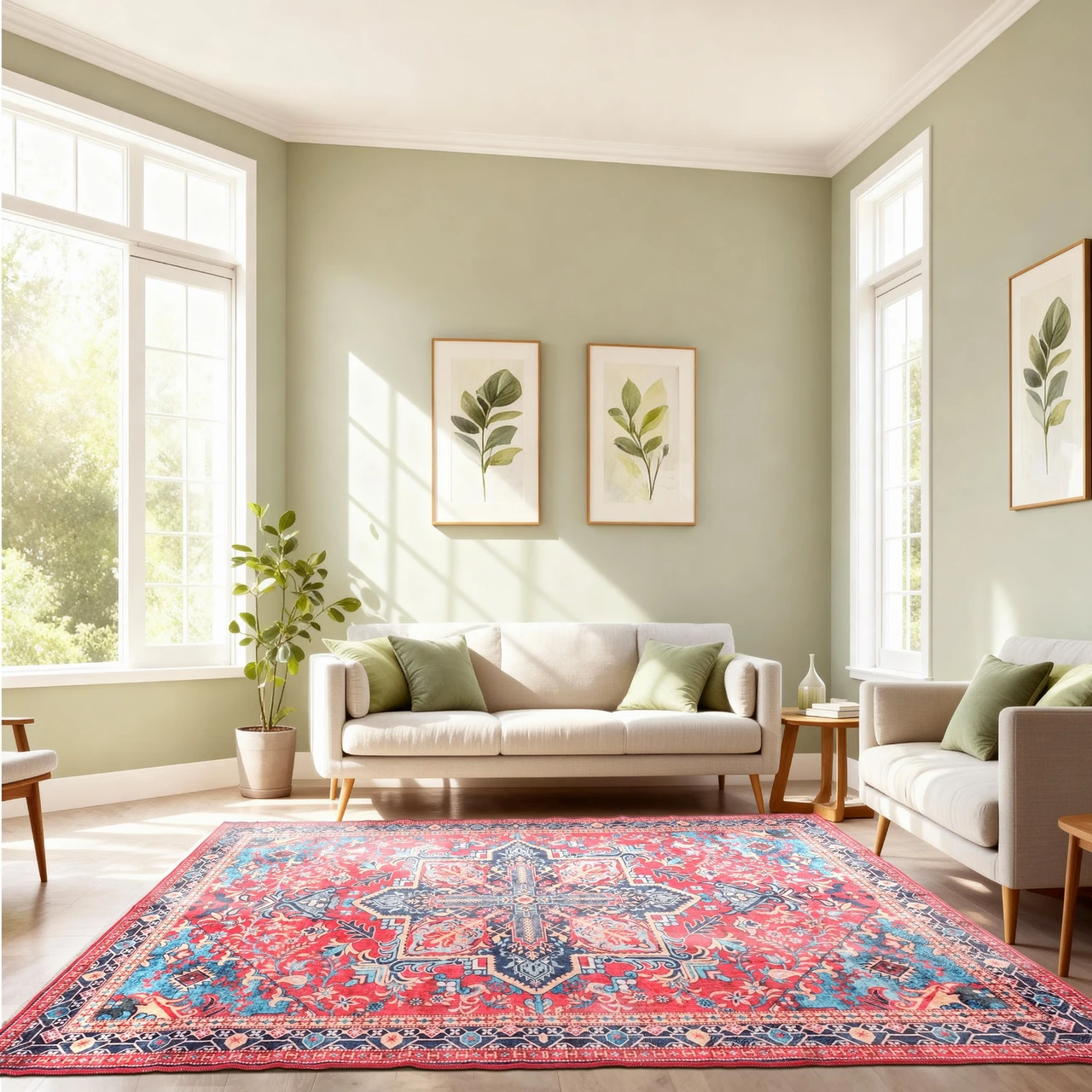 Kathy Ireland Soft Brushed Flannel Washable Rug product image