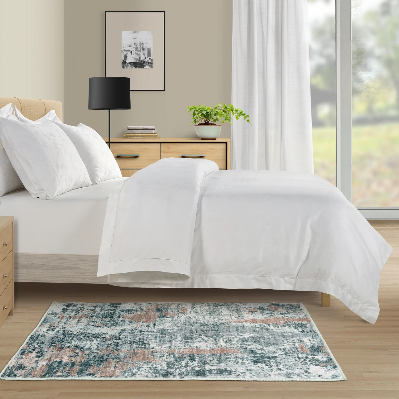 Kathy Ireland Soft Brushed Flannel Washable Rug product image