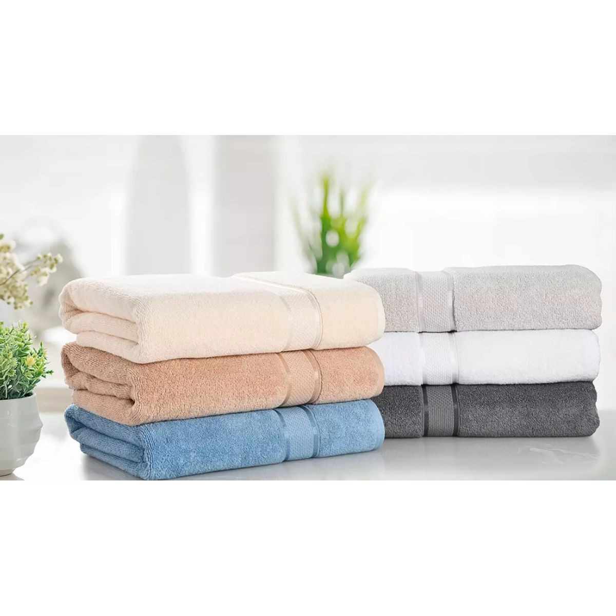 Kathy Ireland Zero Twist Cotton Plush Oversized Bath Sheet Set (2-Pack) product image