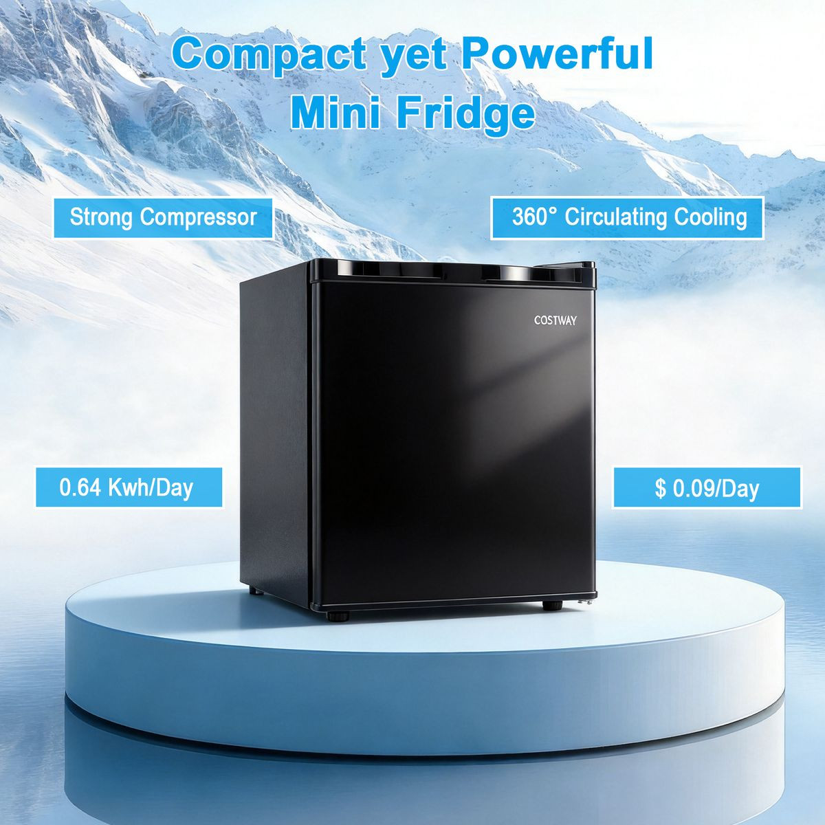 Mini Fridge with Chiller Compartment product image